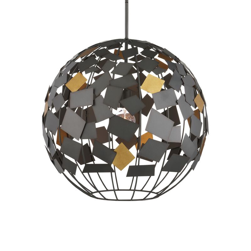 Currey and Company Hiroshi Koshitaka Collection Moon Night 23 Inch Large Pendant