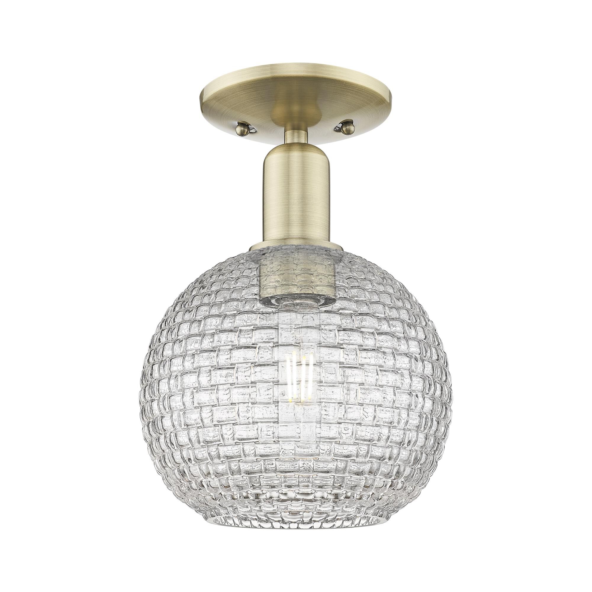 Bruno Marashlian Athens 8 Inch Semi Flush Mount by Innovations Lighting