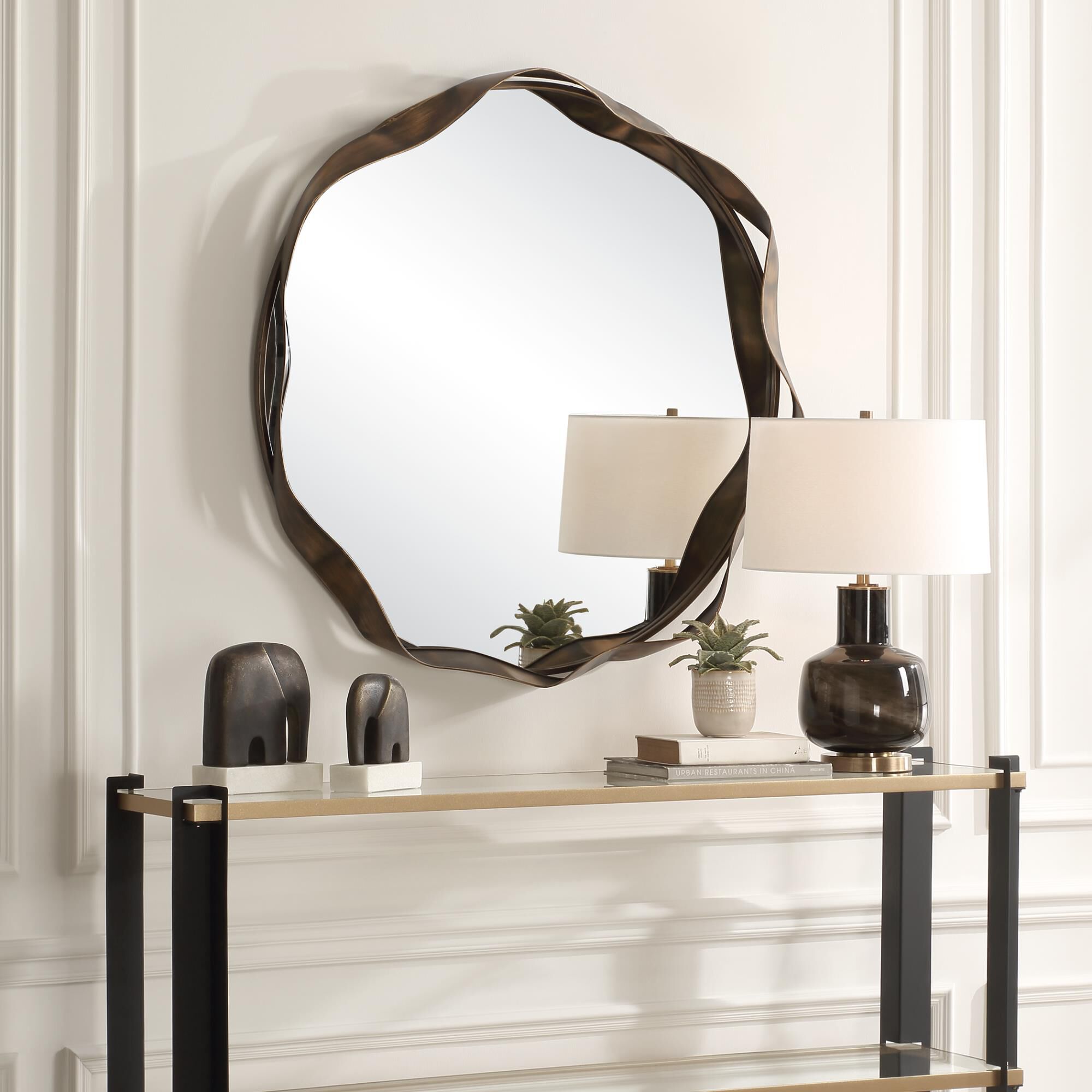 David Frisch Catch The Wave 41 Inch Wall Mirror by Uttermost