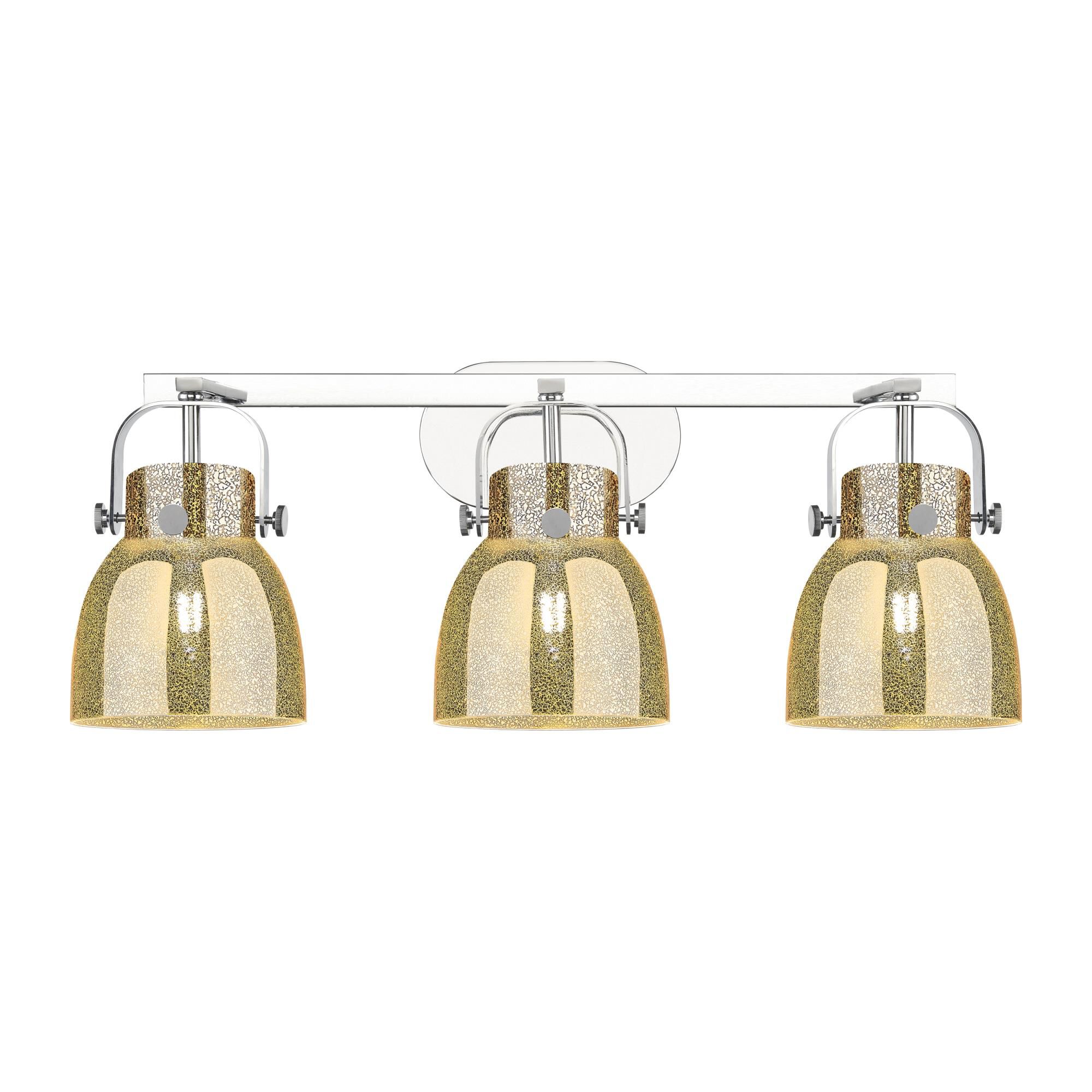 Shown in Polished Chrome finish and Mercury shade