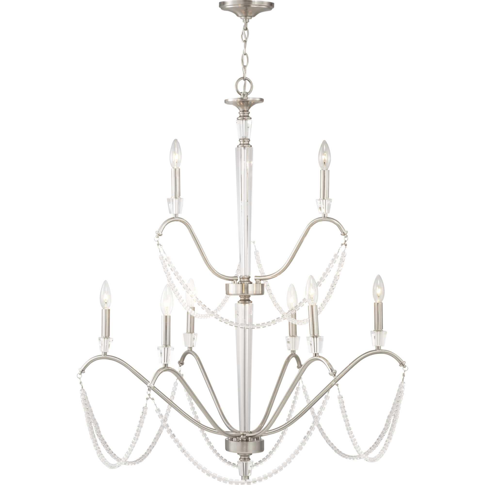 Stratham 35 Inch 9 Light Chandelier by Progress Lighting