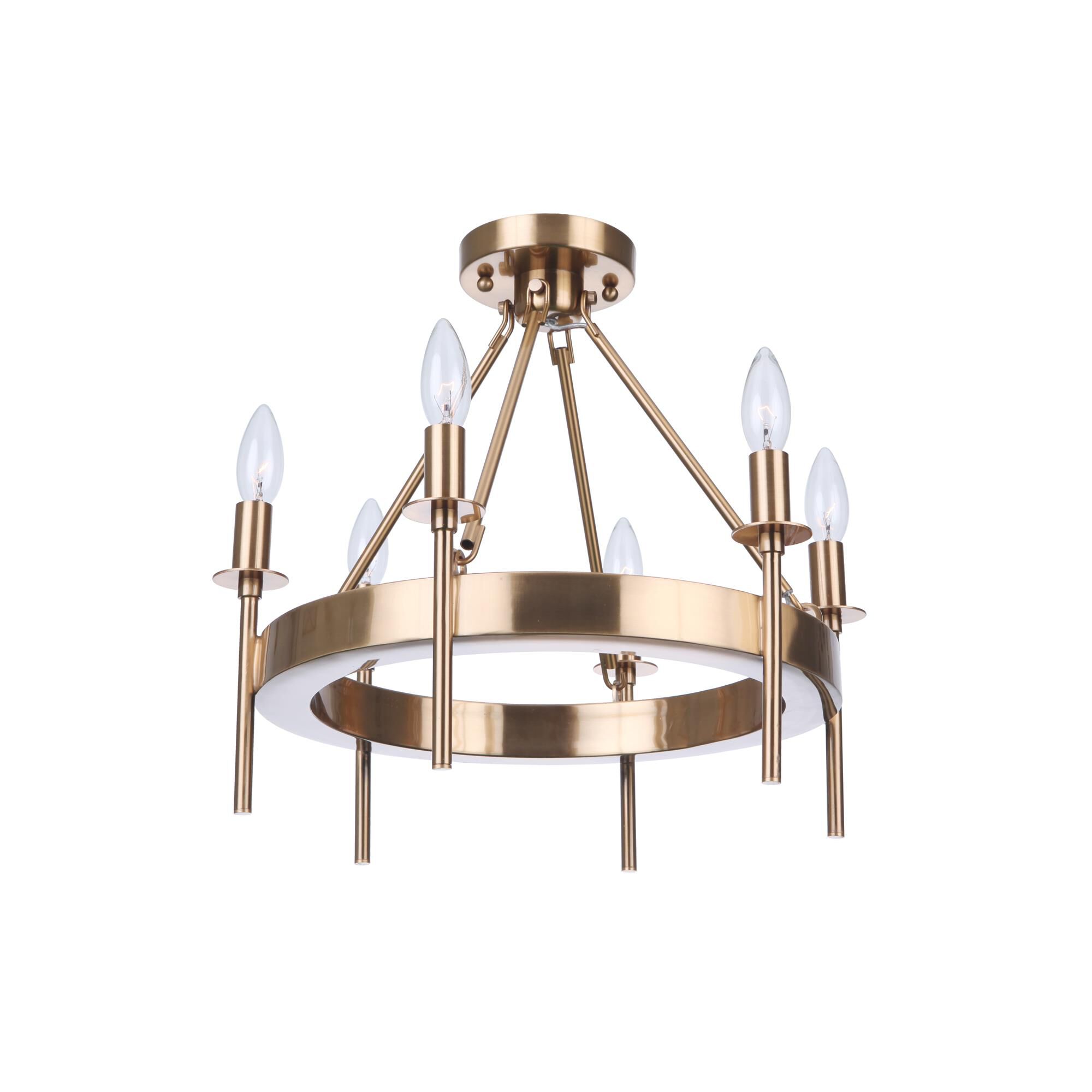 Shown in Satin Brass finish