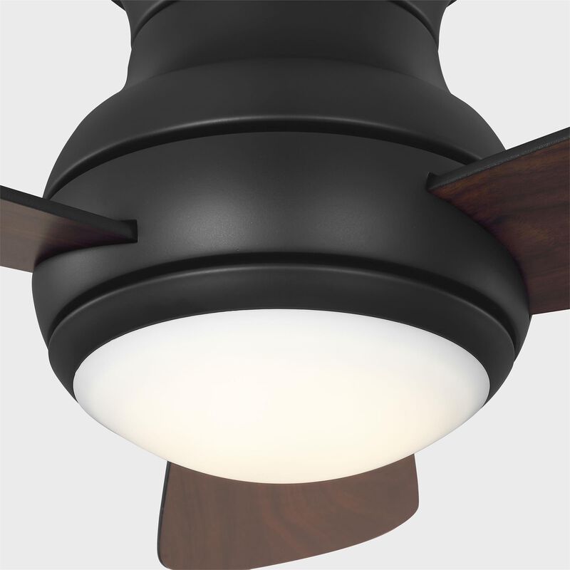 Orbis Hugger 32 Inch Flush Mount Fan with Light Kit by Generation Lighting