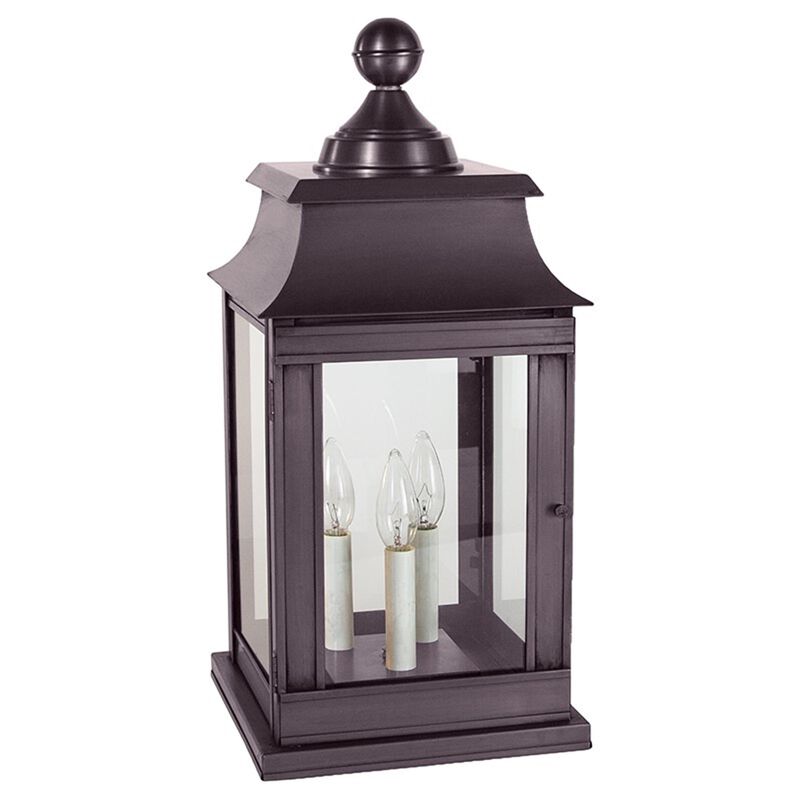 Concord 21 Inch 3 Light Outdoor Pier Lamp by Northeast Lantern