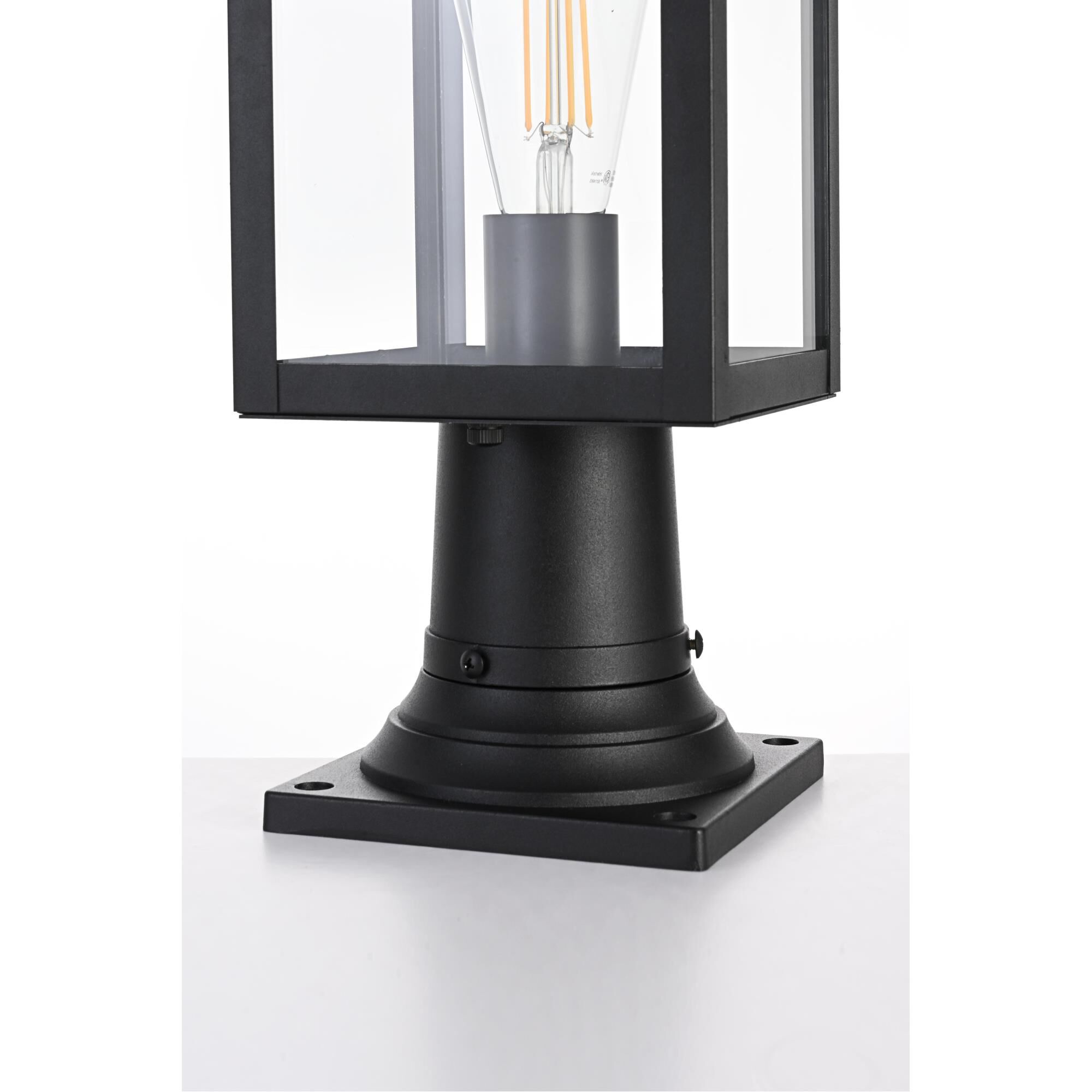 Hilton 19 Inch Outdoor Post Lamp by Elegant Lighting