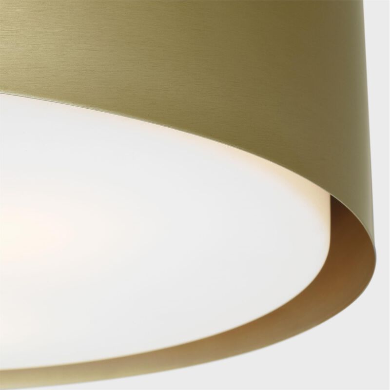 Drew & Jonathan Dartmore 18 Inch 3 Light Flush Mount by Visual Comfort Studio