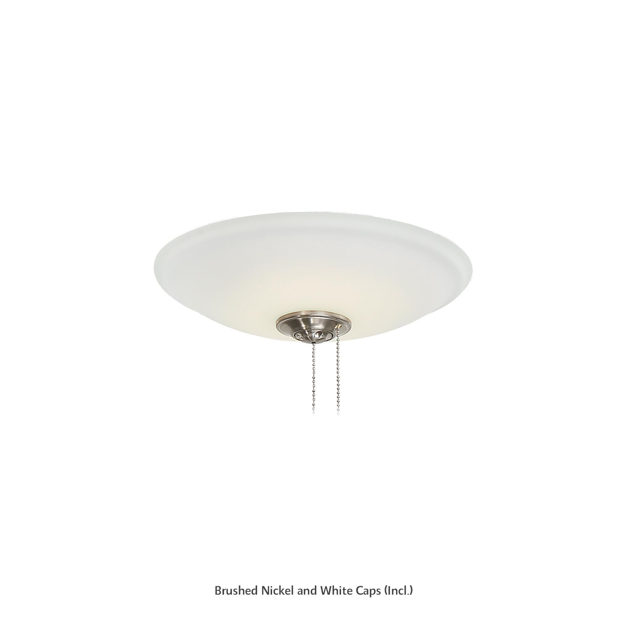 Shown in White finish and Etched White glass