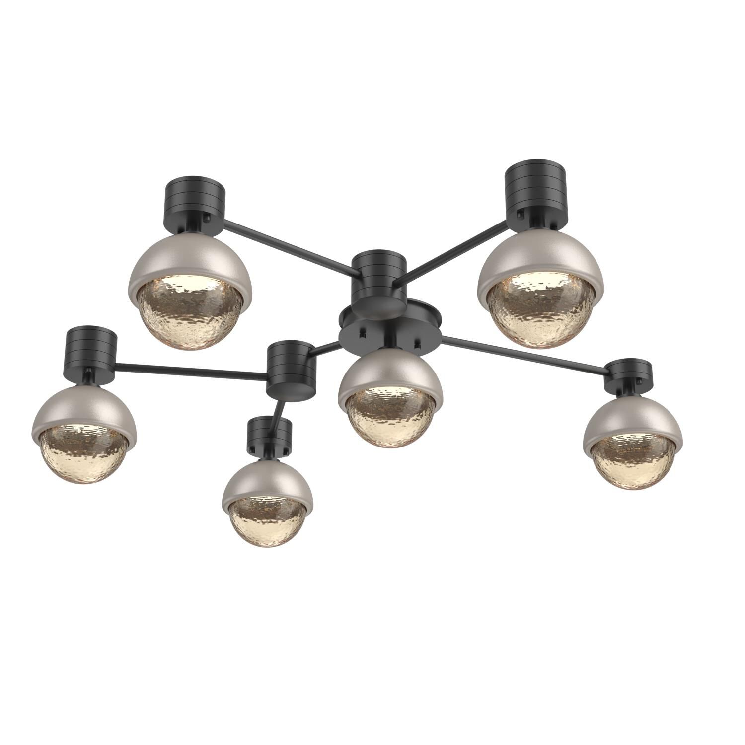 Levi Wilson Cabochon 42 Inch Flush Mount by Hammerton Studio