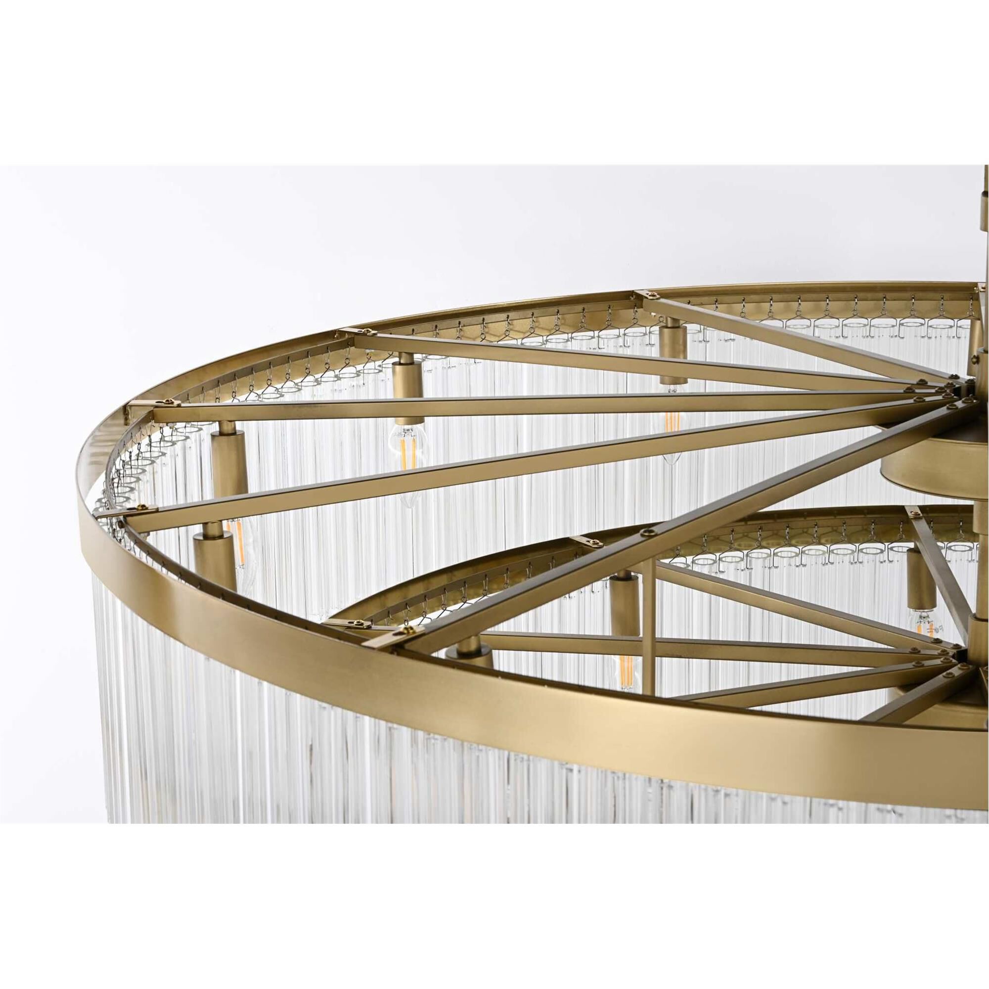 Harlow 48 Inch Chandelier by Elegant Lighting