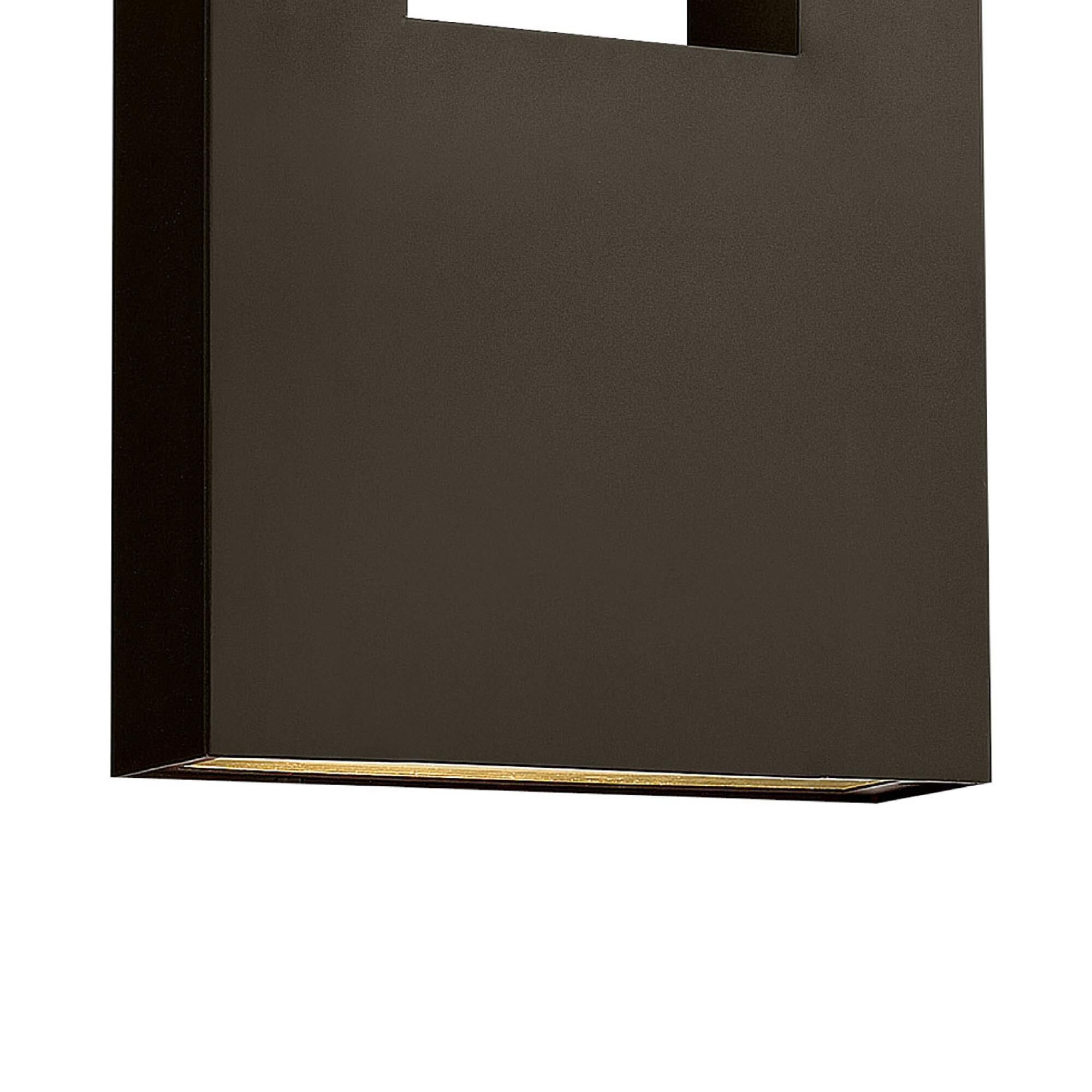 Shown in Bronze finish and Etched Lens glass