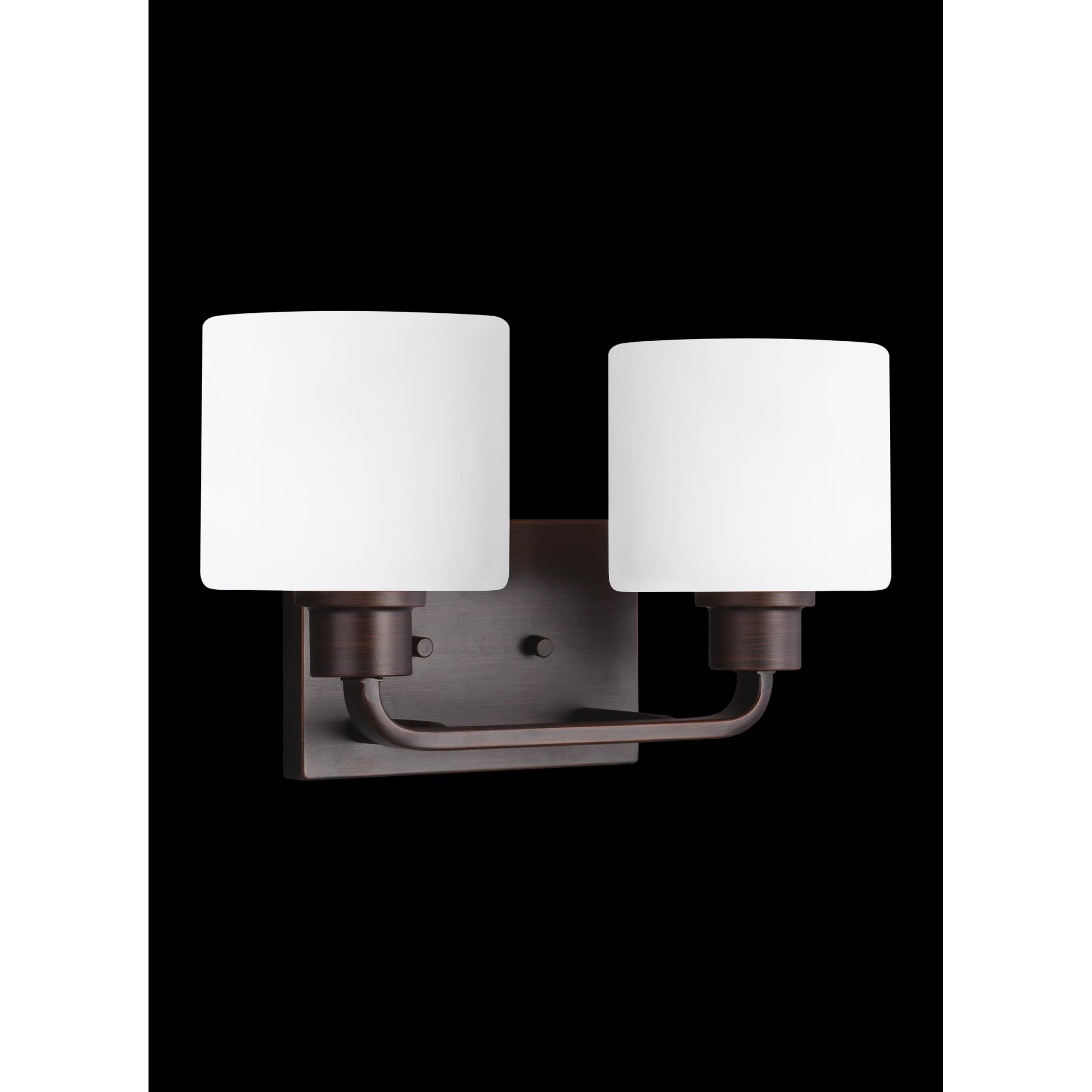 Shown in Bronze finish and Etched / White Inside  Shades glass and Etched / White Inside Glass s shade