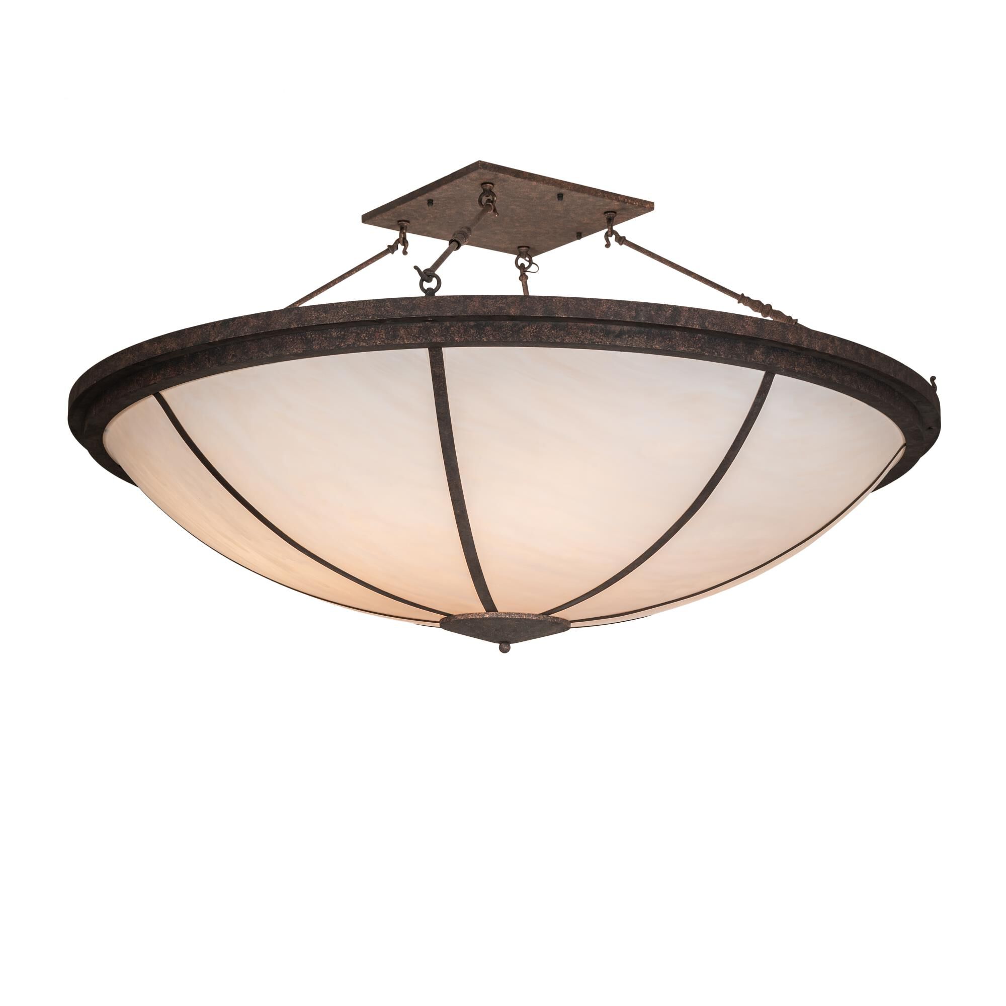 Commerce 72 Inch 8 Light Semi Flush Mount by Meyda Lighting