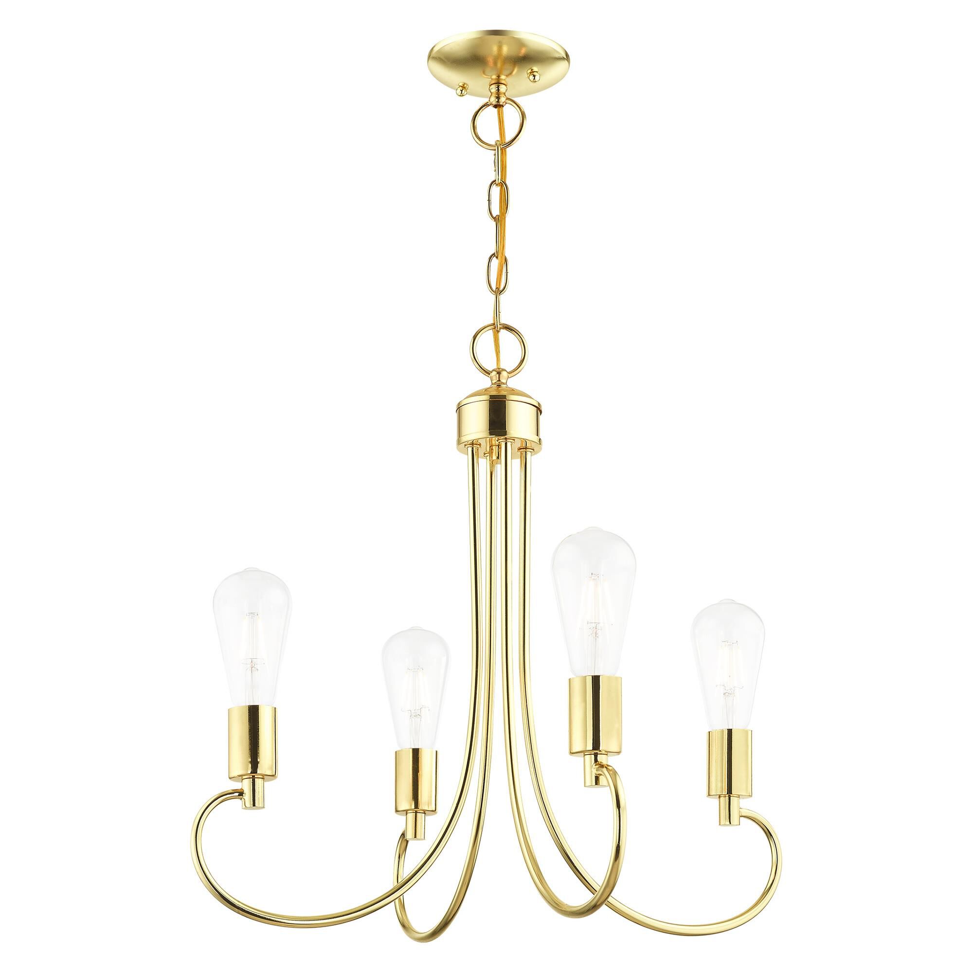 Bari 4 Light Mini Chandelier by Livex Lighting