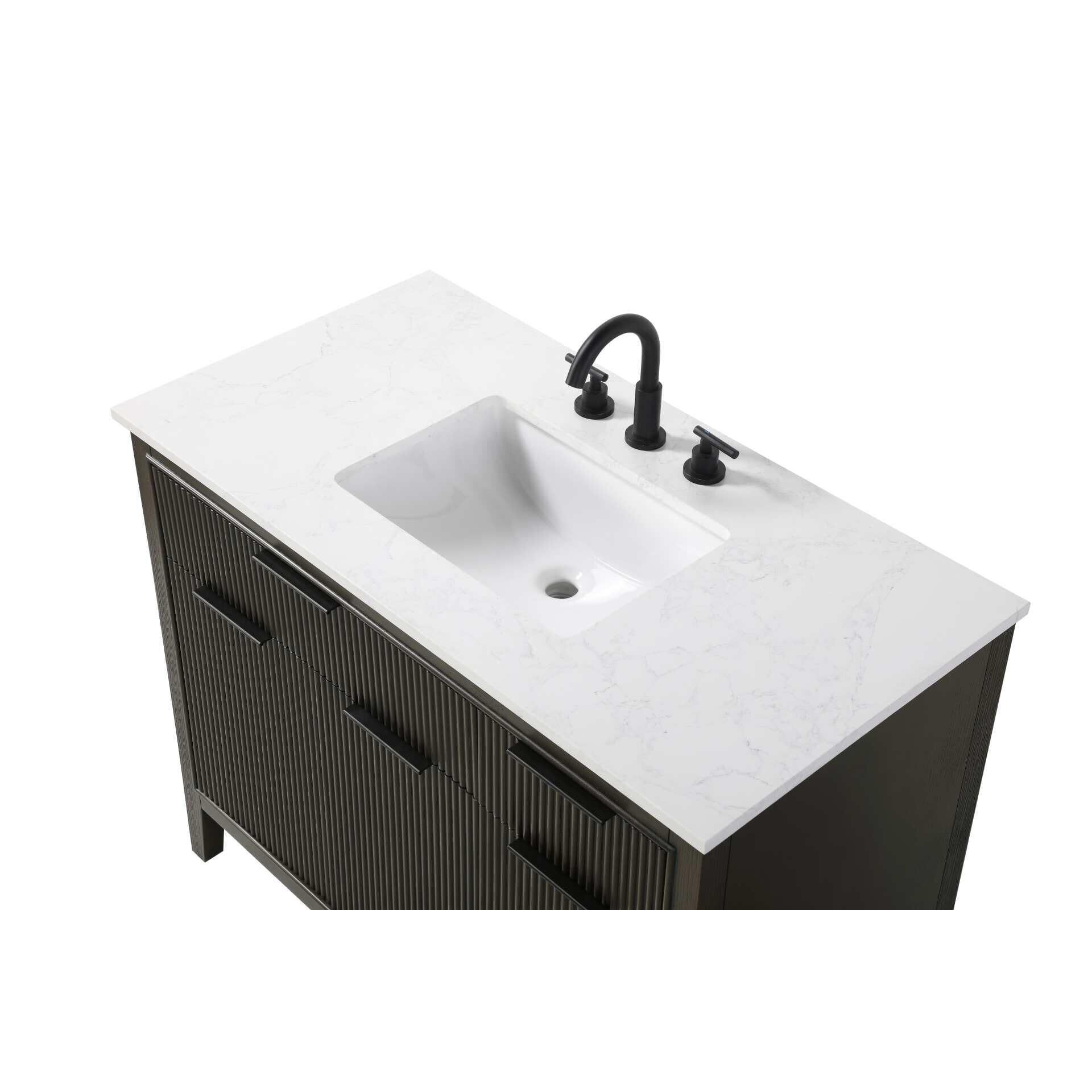 Langston 42 Inch Bath Vanity by Elegant Decor