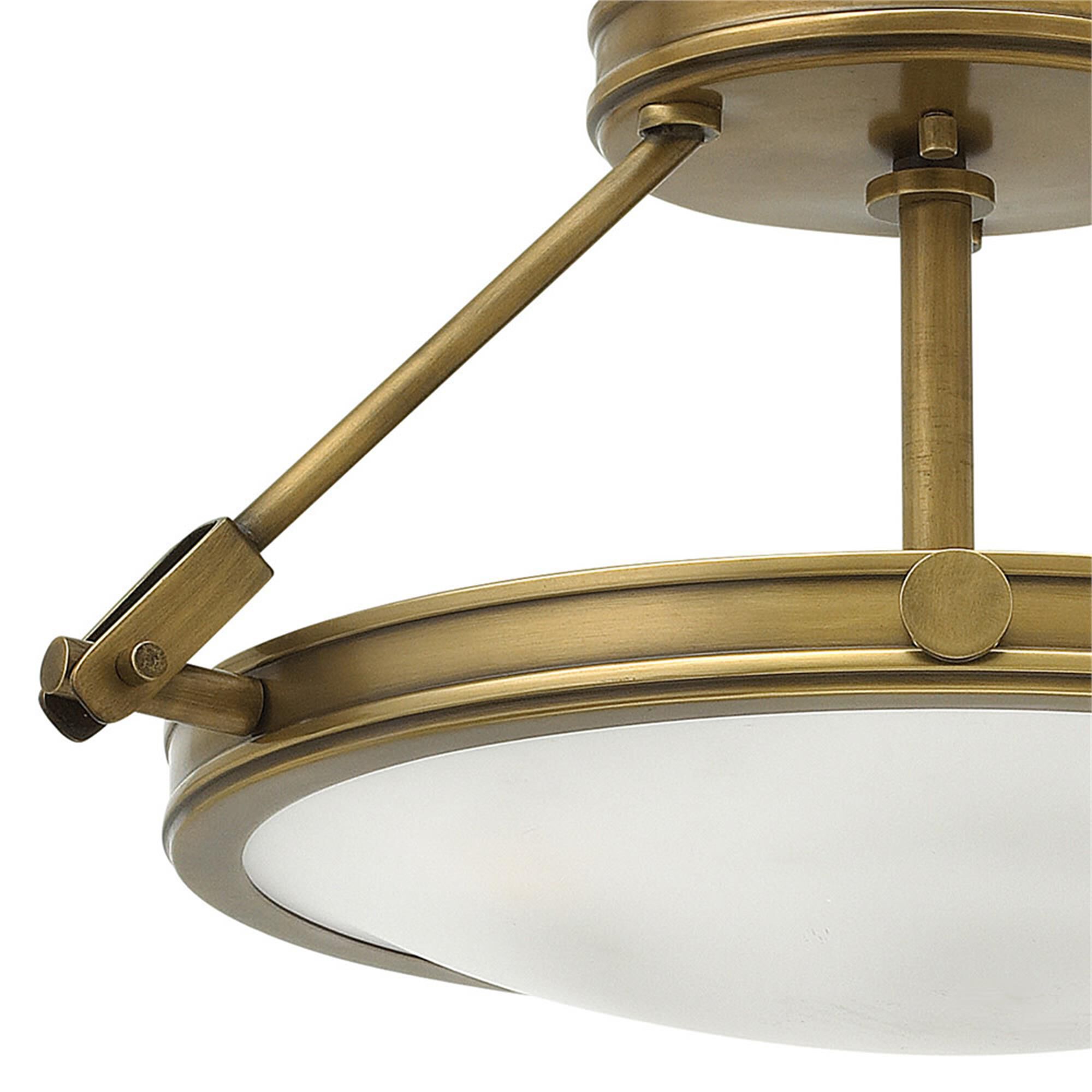 Collier 16 Inch Semi Flush Mount,