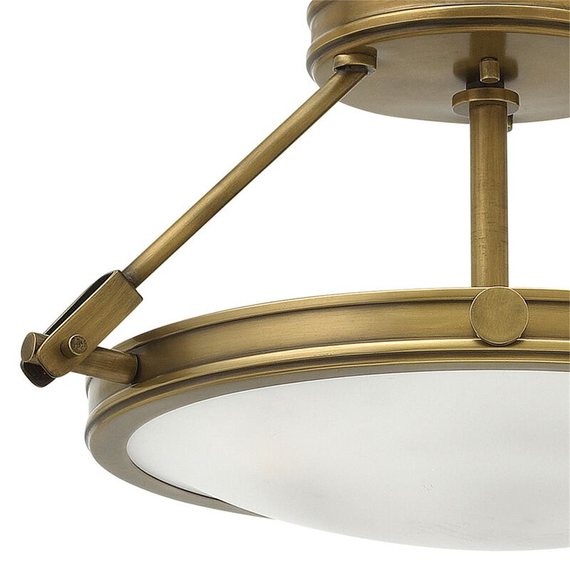 Collier 16 Inch Semi Flush Mount by Hinkley