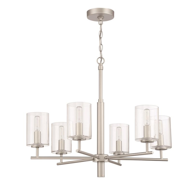 Hailie 26 Inch 6 Light Chandelier by Craftmade