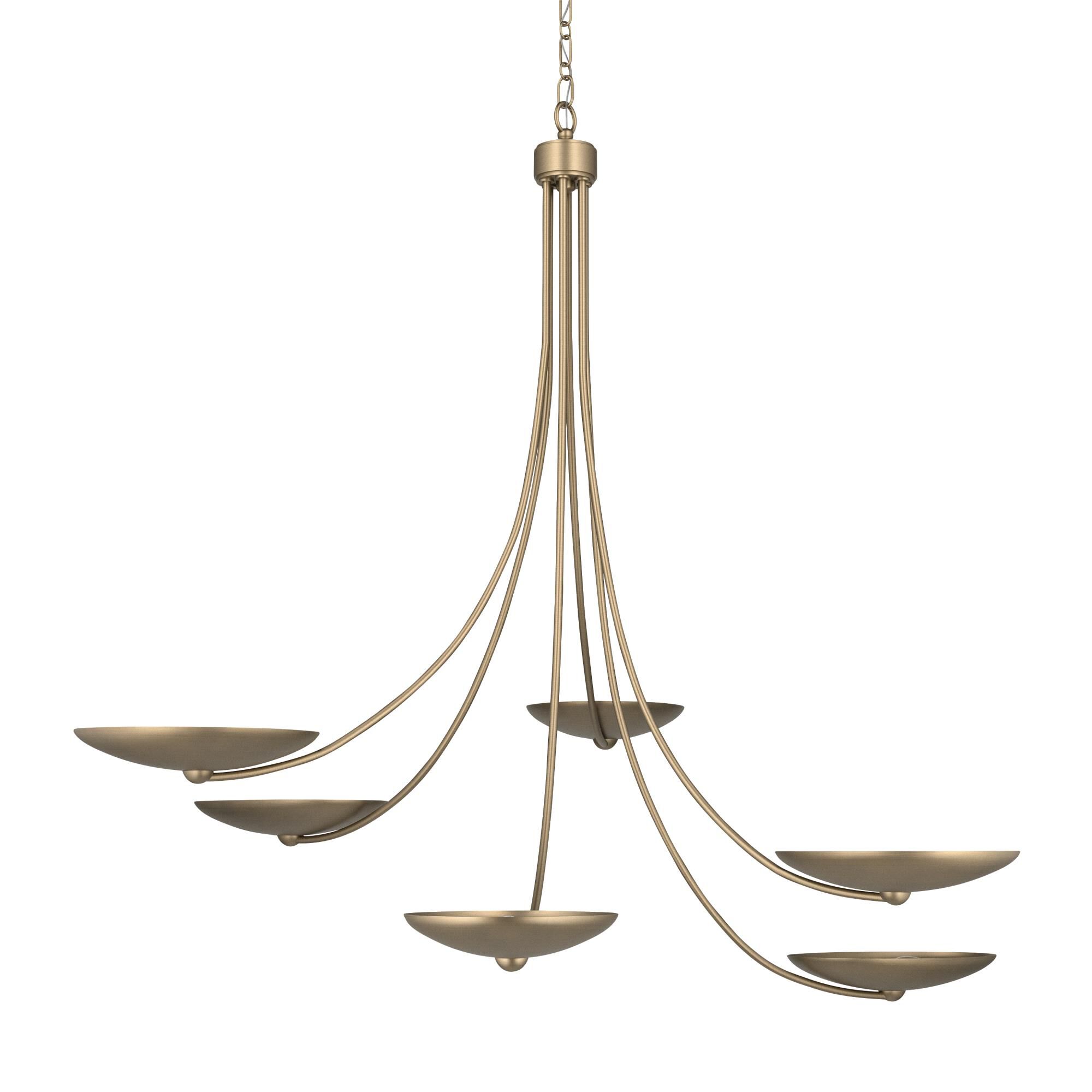 Shown in Champagne Bronze finish and Champagne Bronze shade