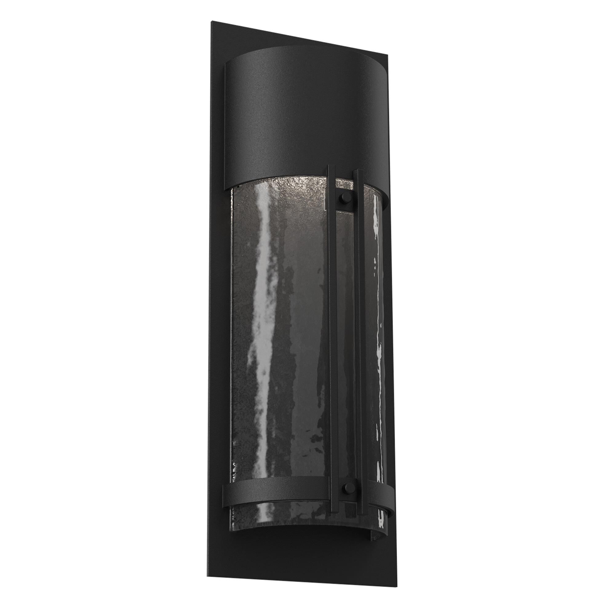 Shown in Textured Black finish and Smoke Granite glass