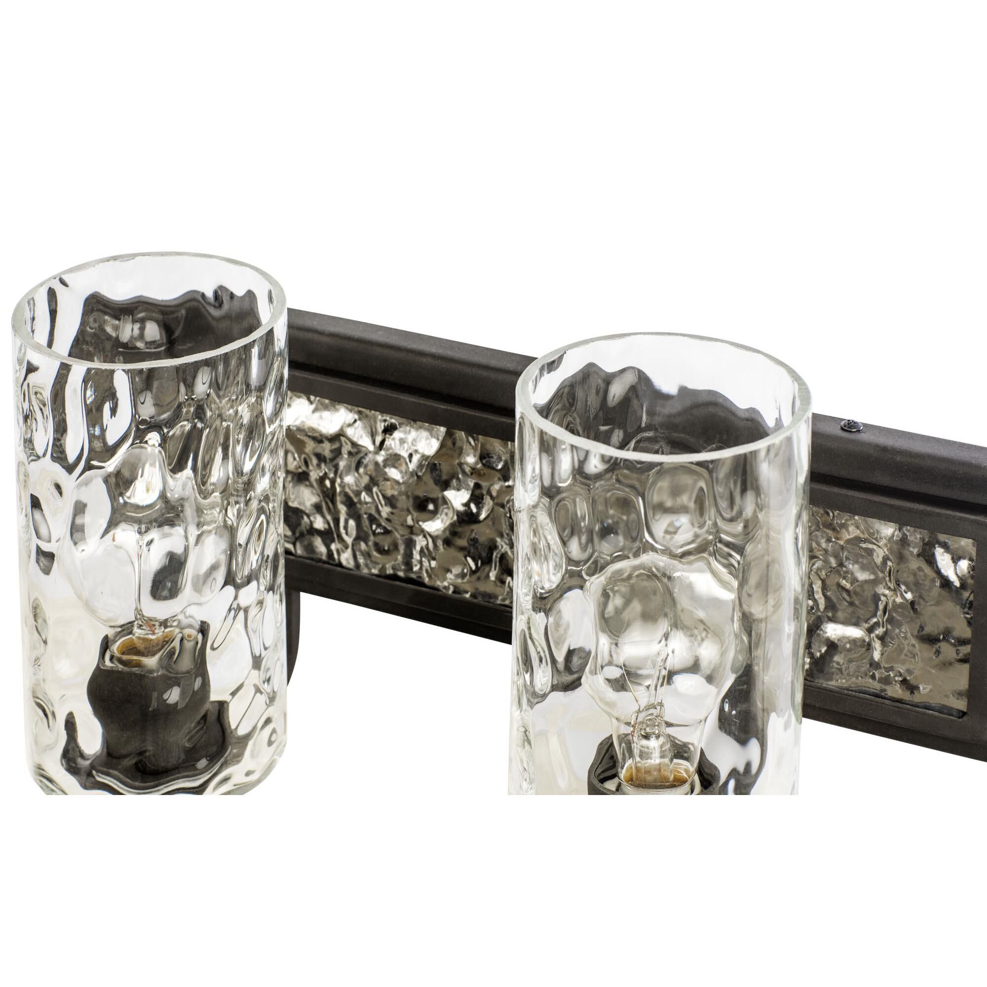 Shown in Carbon and Polished Stainless finish and Clear Thumbprint glass