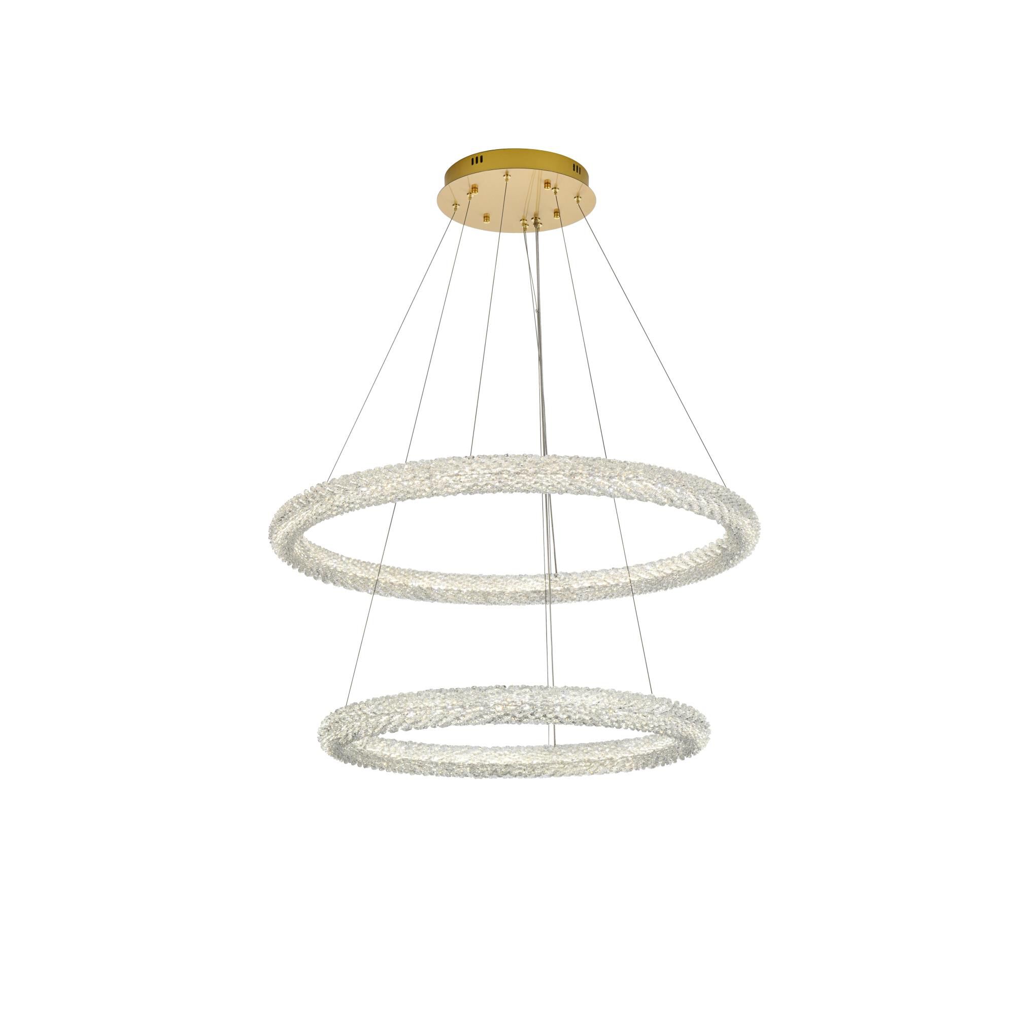 Bowen 36 Inch Chandelier by Elegant Lighting