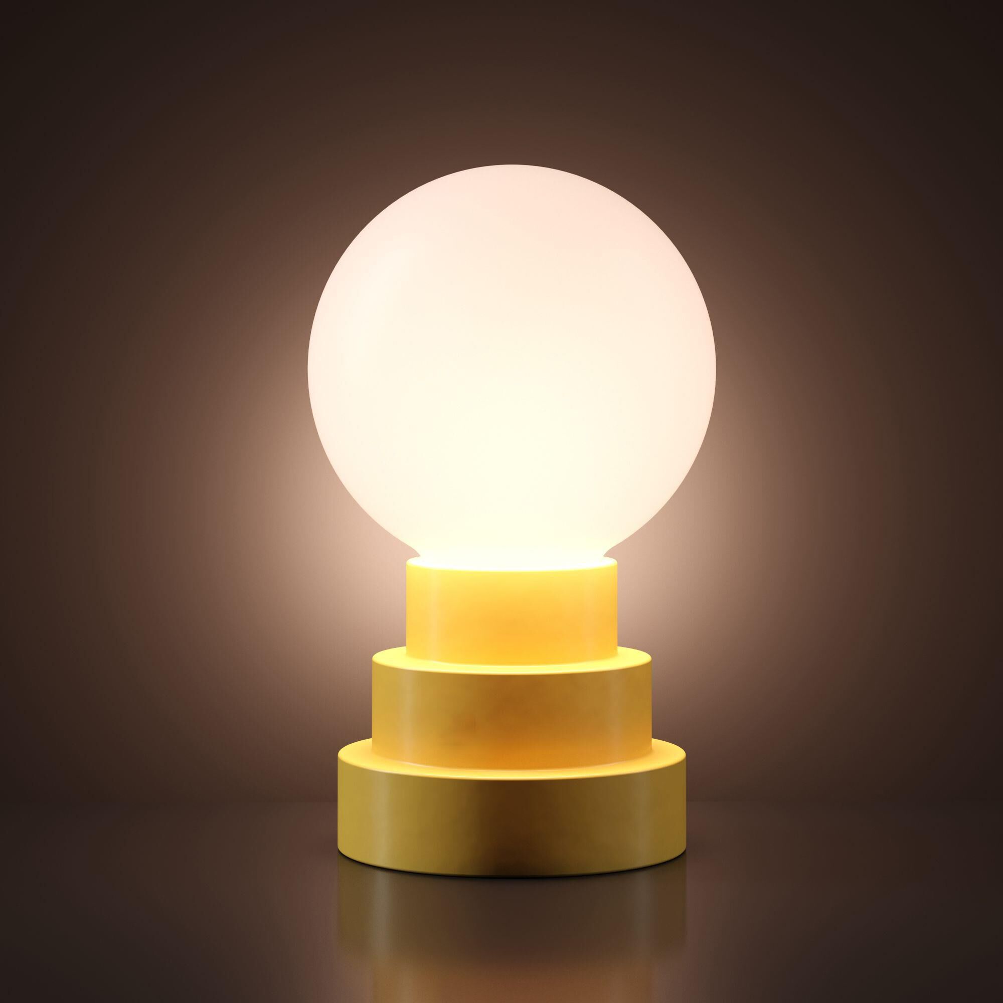 Kibun Globe 14 Inch Table Lamp by Bulbrite