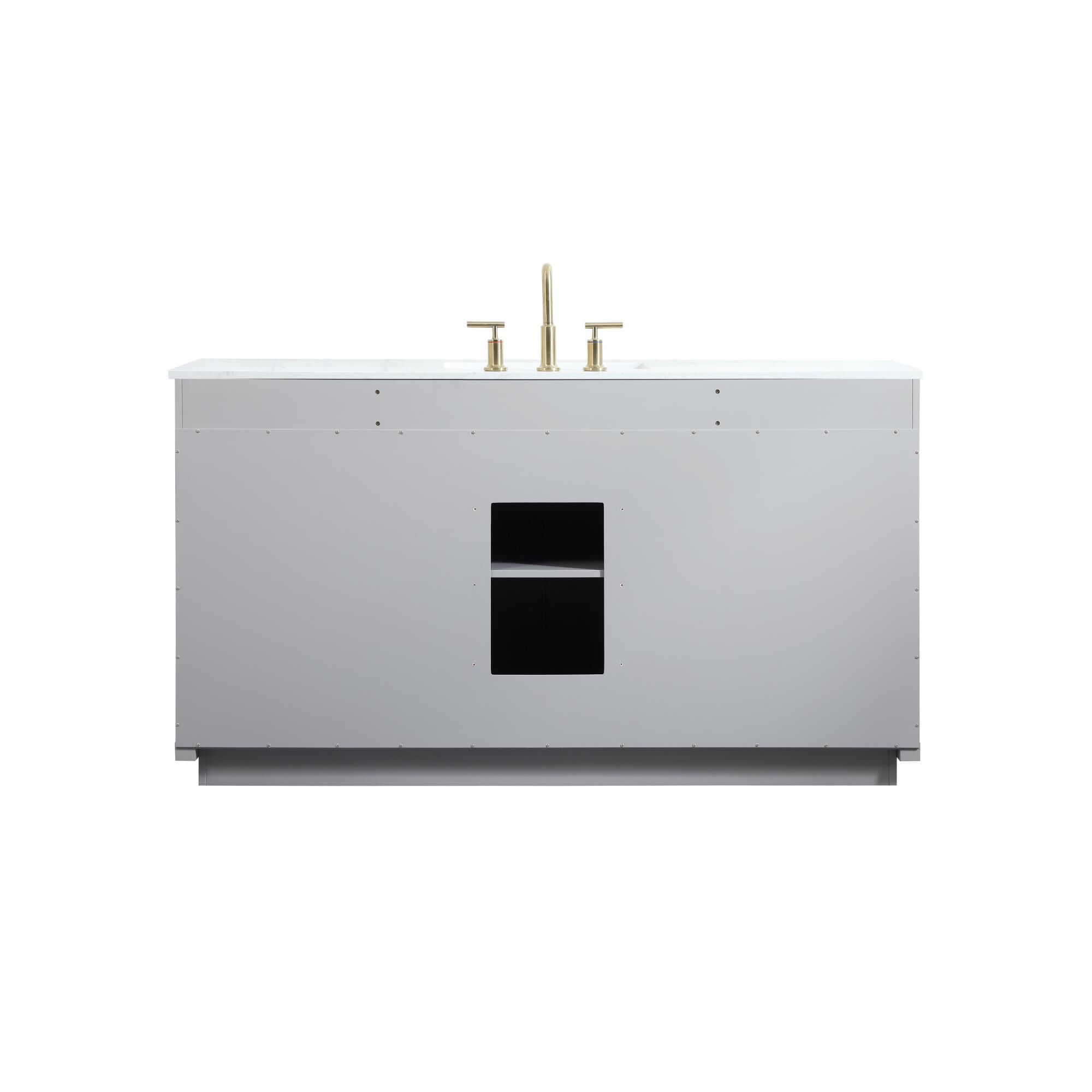 Shown in Grey finish