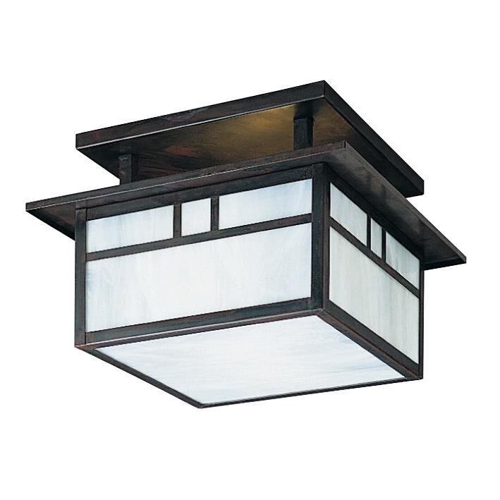 Huntington 12 Inch 2 Light Semi Flush Mount by Arroyo Craftsman