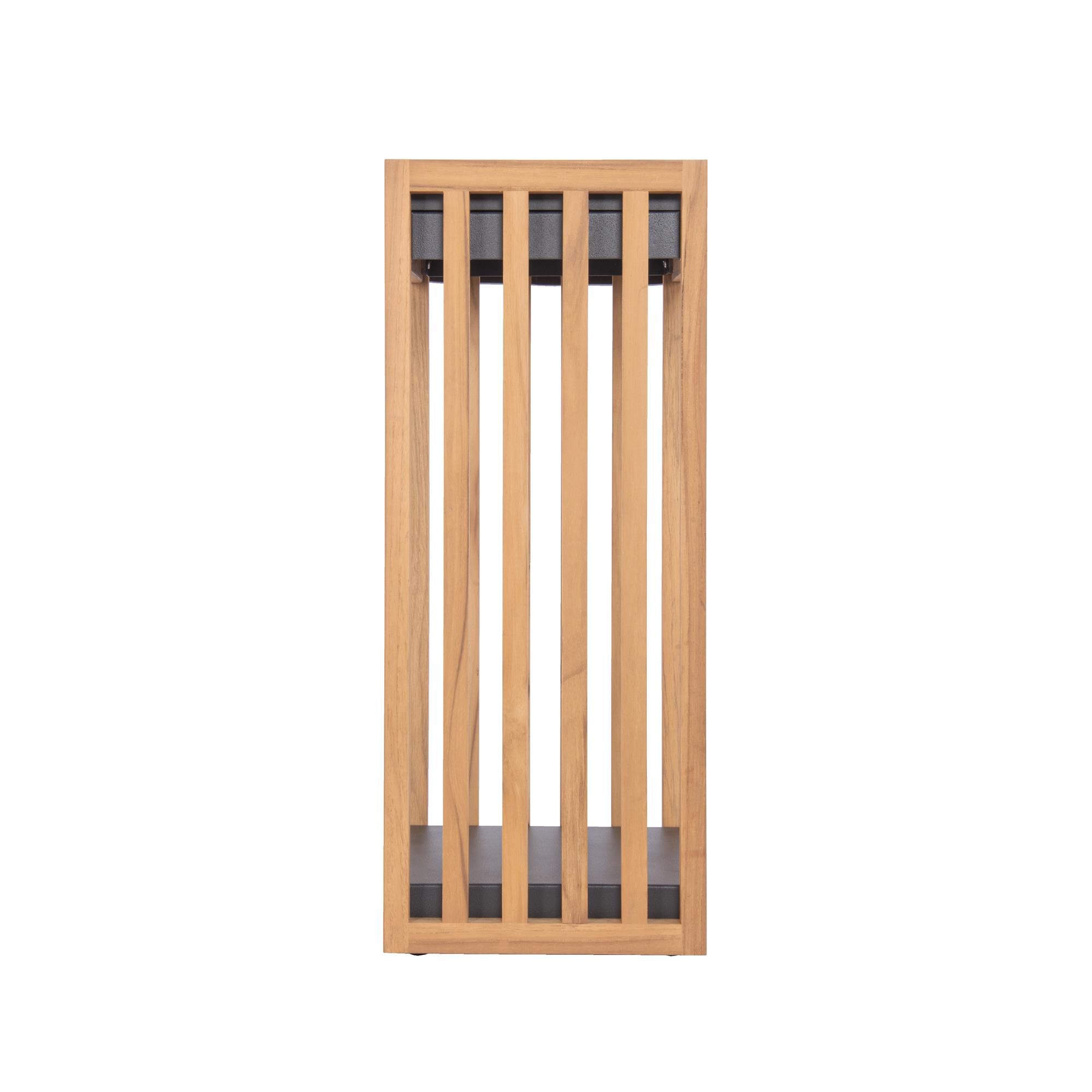 Teak 20 Inch Outdoor Table Lamp,