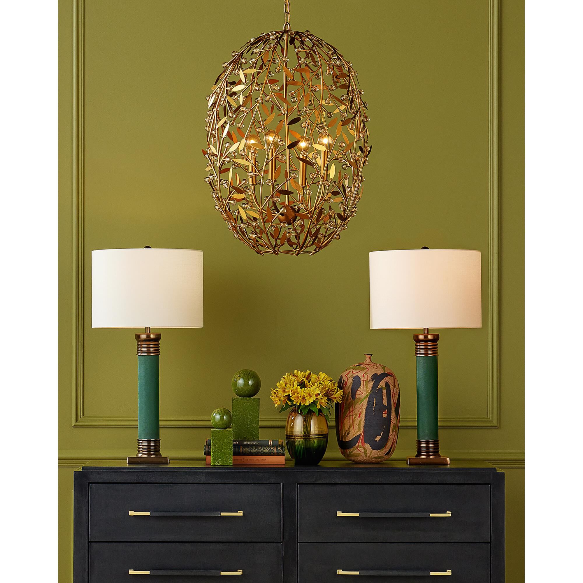 Shown in Green finish