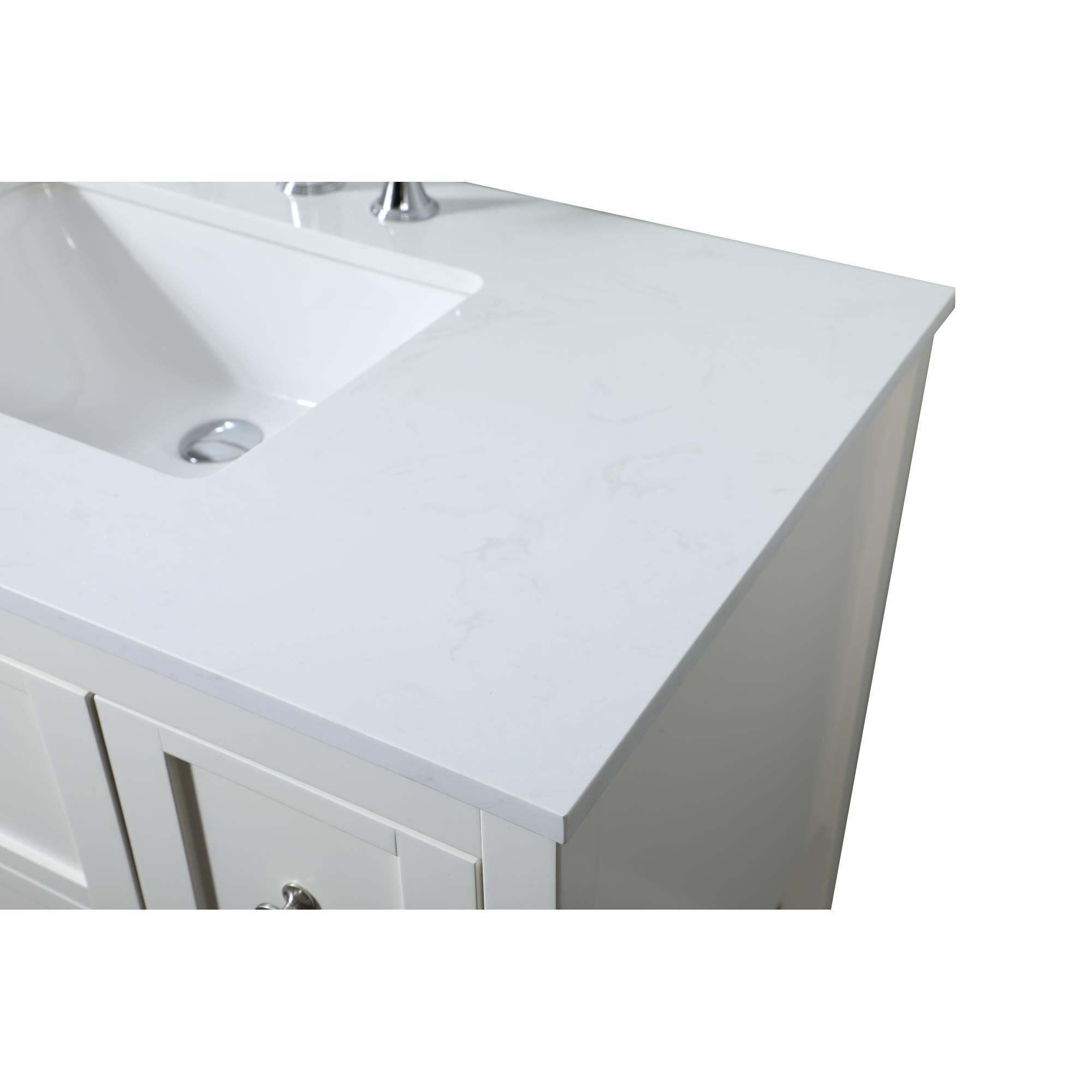 Shown in White finish