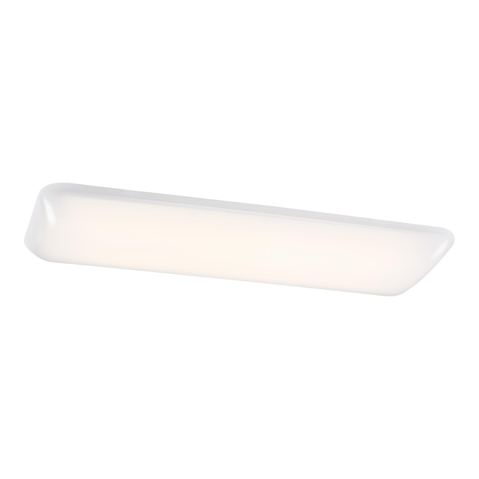Shown in White finish and White Acrylic Diffuser glass