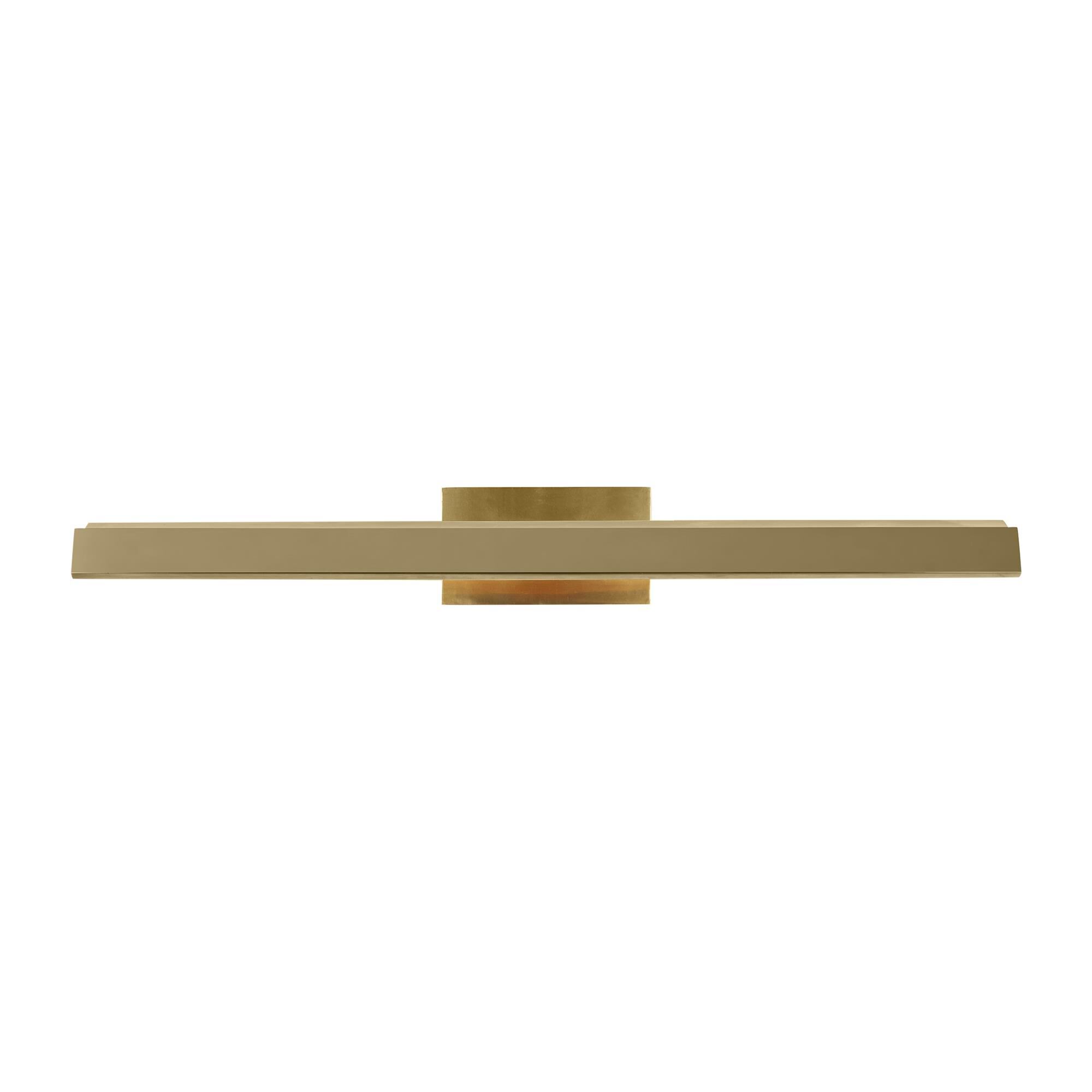 Shown in Hand-Rubbed Antique Brass finish and Brass shade