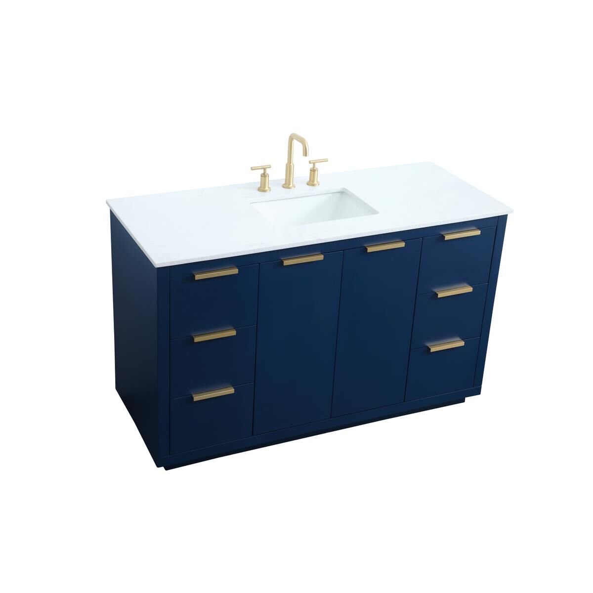 Shown in Blue finish