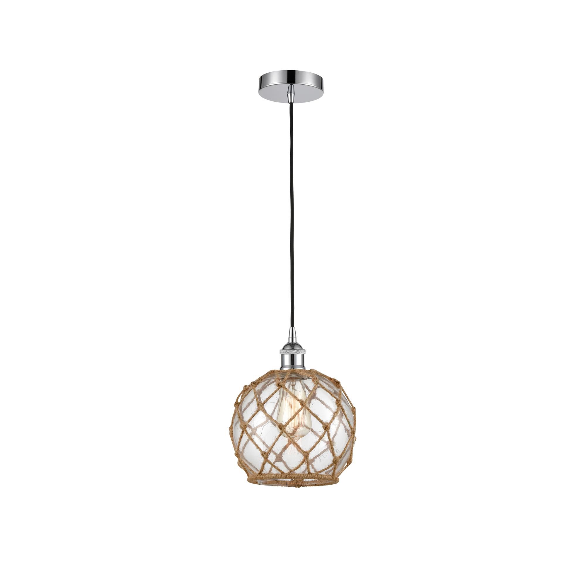 Bruno Marashlian Farmhouse Rope 8 Inch Mini Pendant by Innovations Lighting