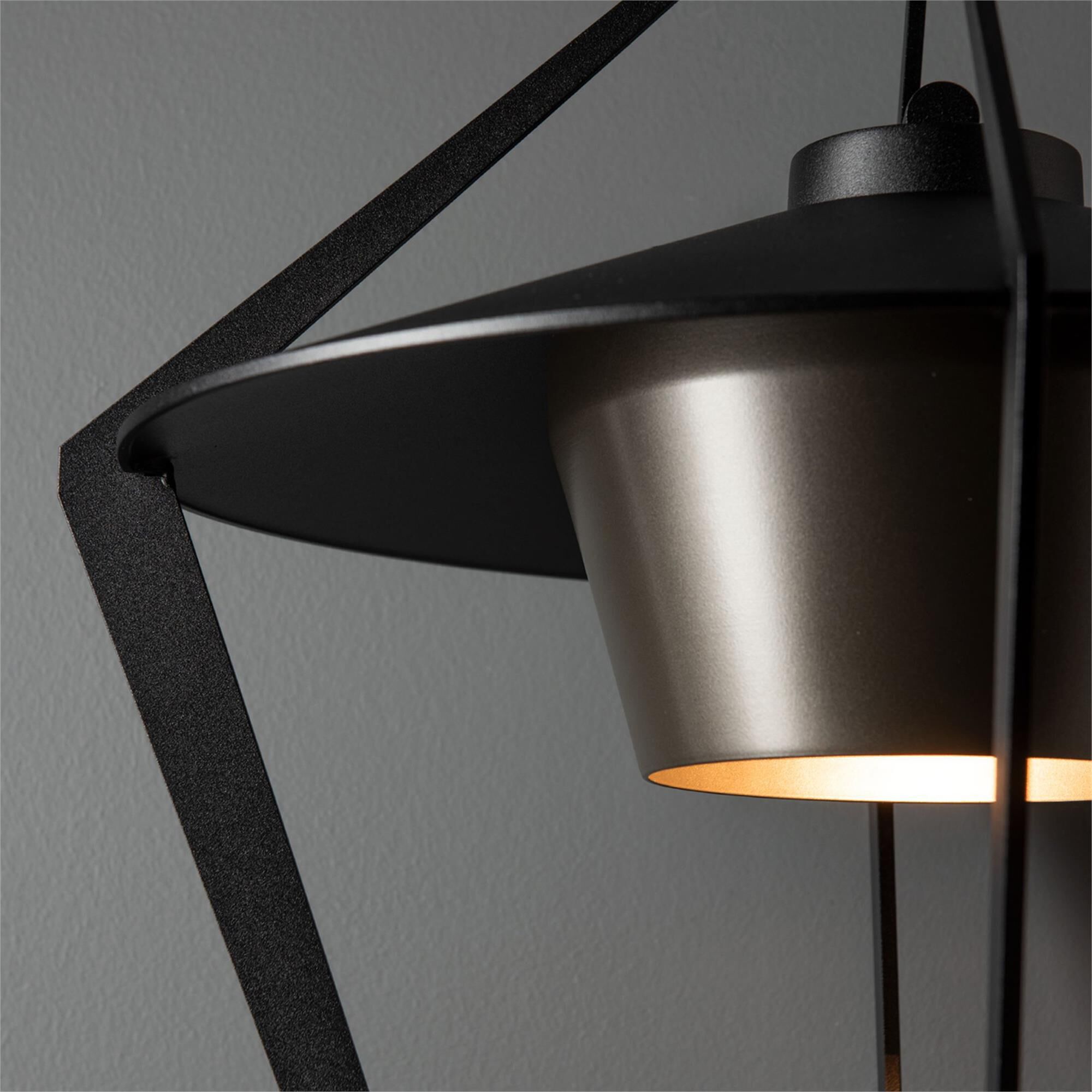 Shown in Coastal Black finish and Coastal Dark Smoke shade