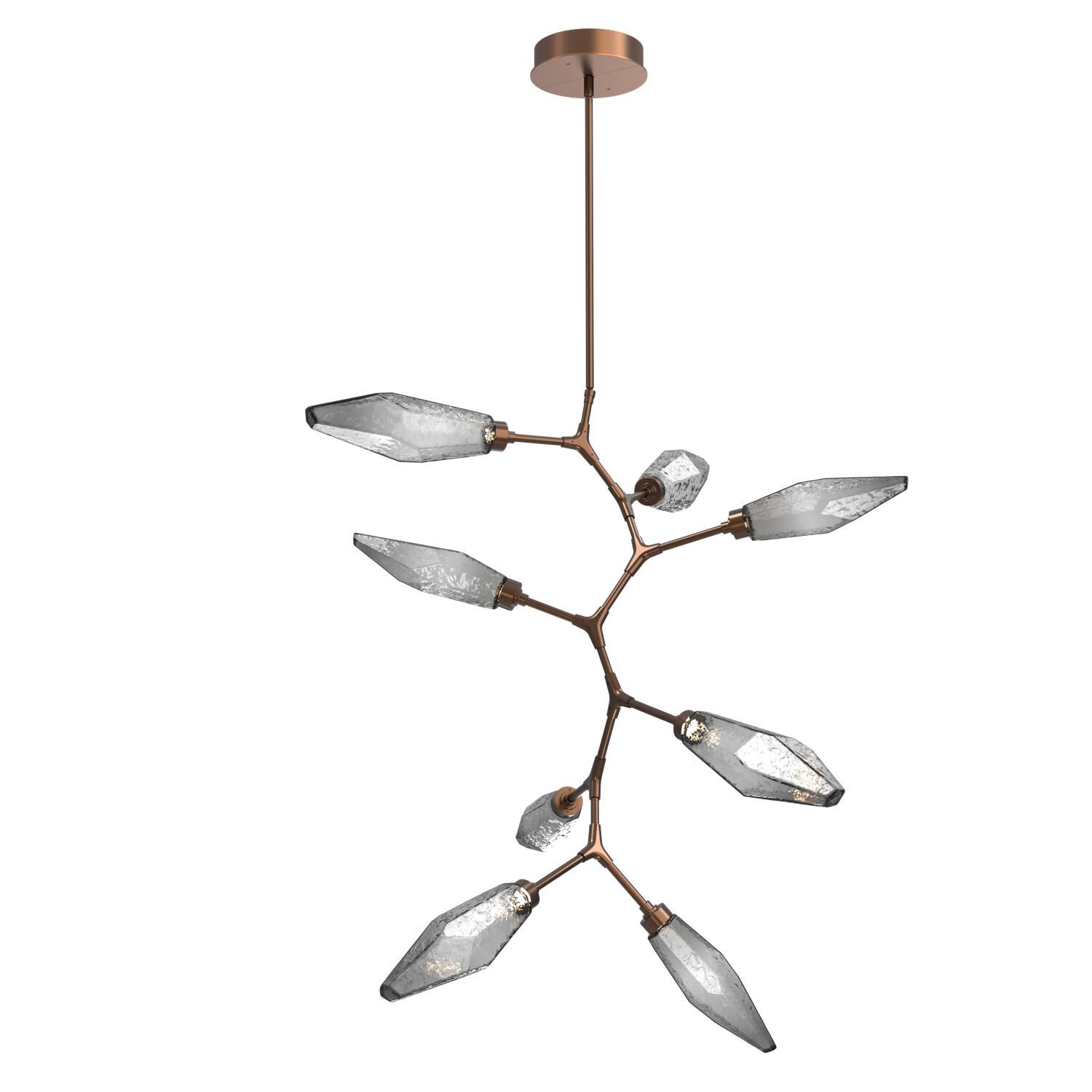 Rock Crystal Multi Light Pendant by Hammerton Studio