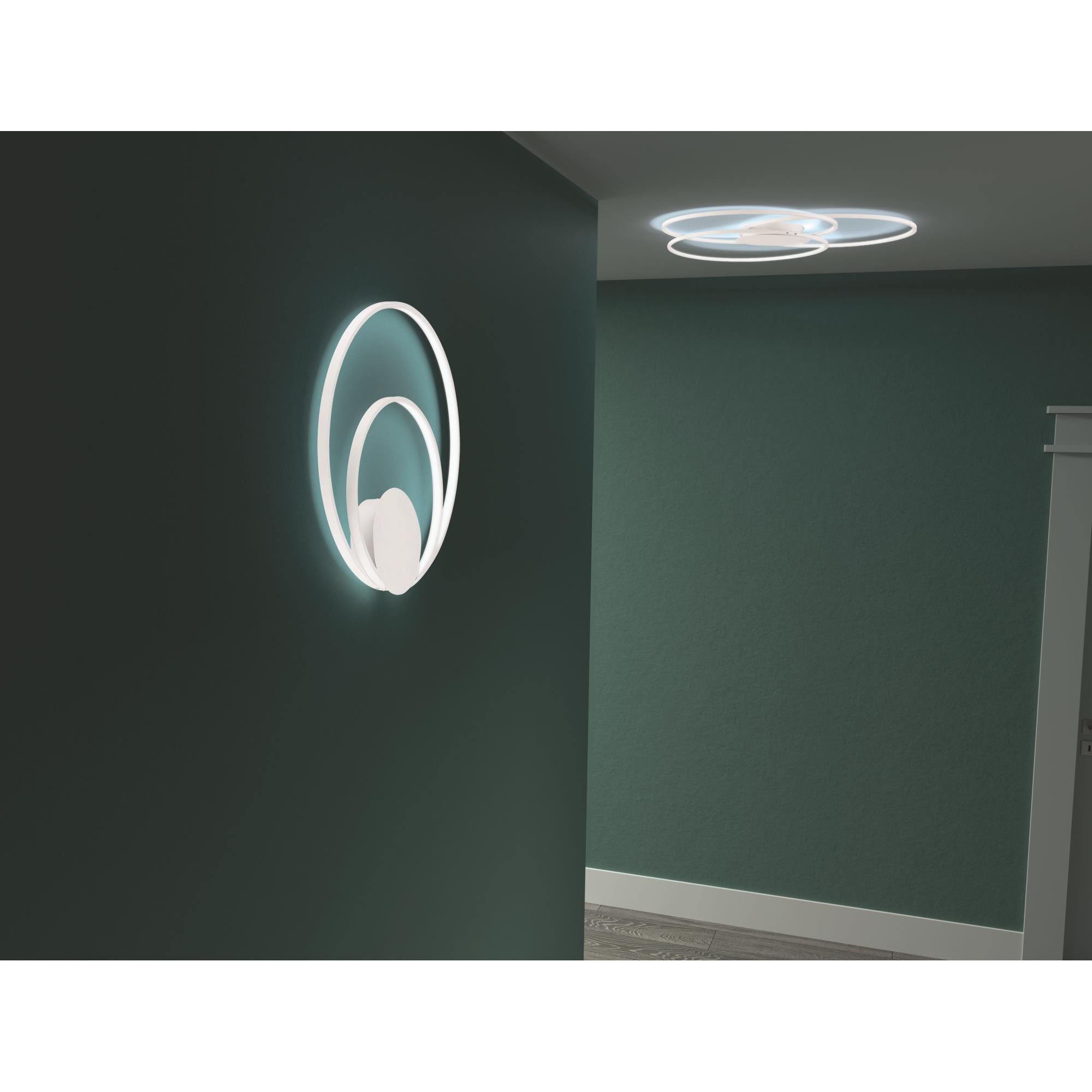 Sedona 24 Inch 1 Light LED Semi Flush Mount by Arnsberg