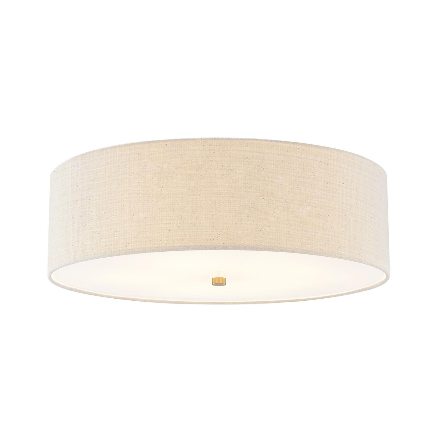 Textile - Classic 24 Inch Flush Mount by Justice Design Group