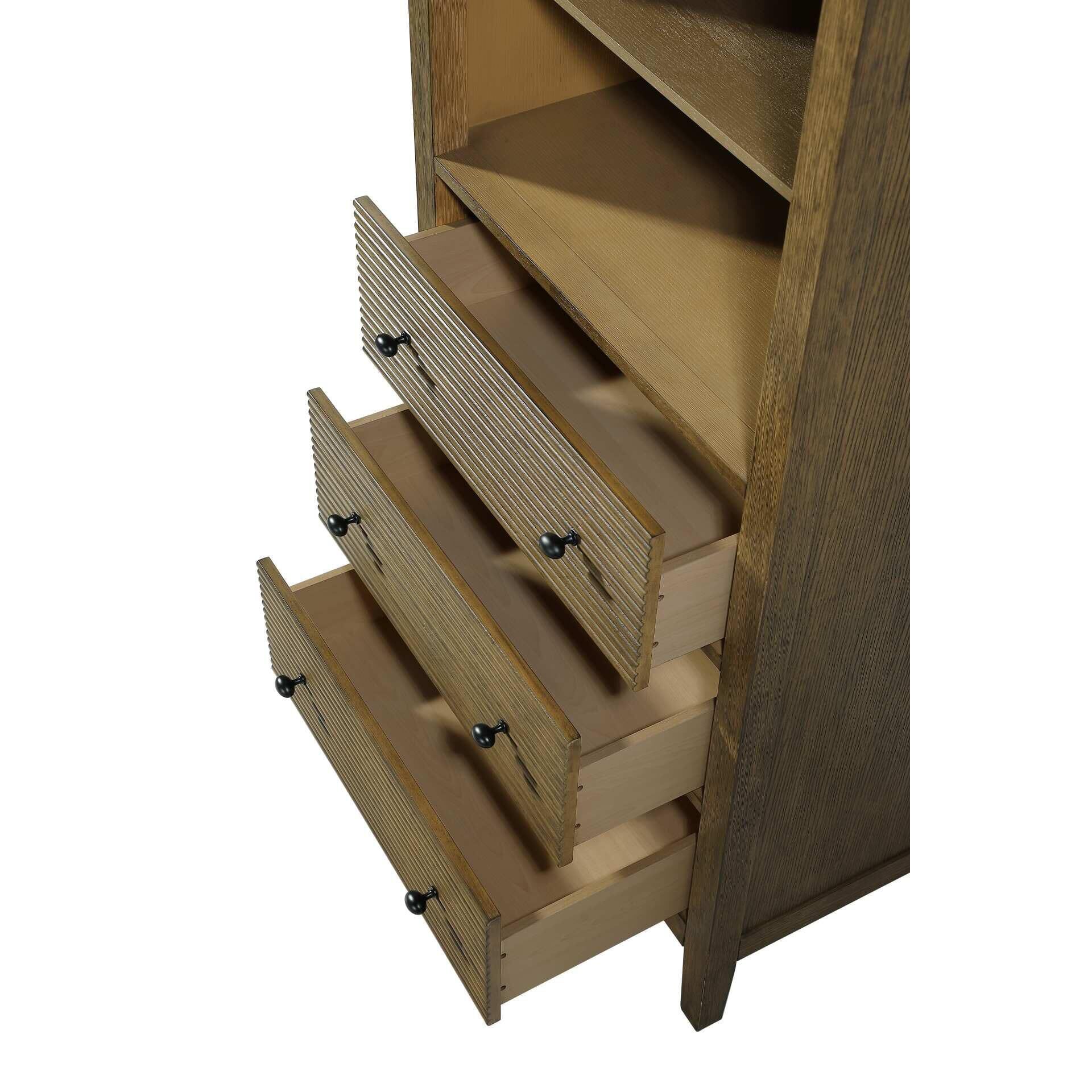 Shown in Hazel Oak finish