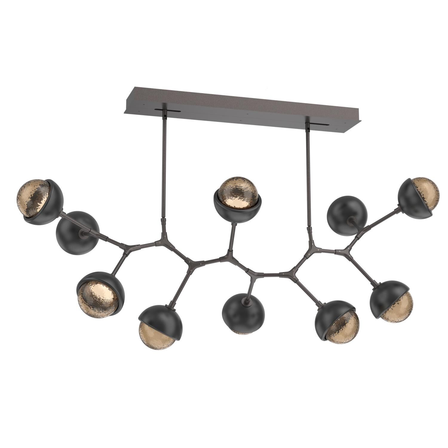 Levi Wilson Cabochon 56 Inch Linear Suspension Light by Hammerton Studio