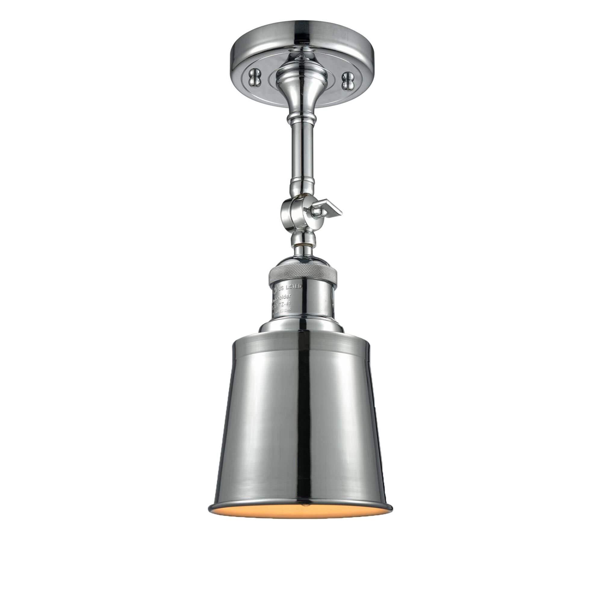 Bruno Marashlian Addison 5 Inch 1 Light Semi Flush Mount by Innovations Lighting