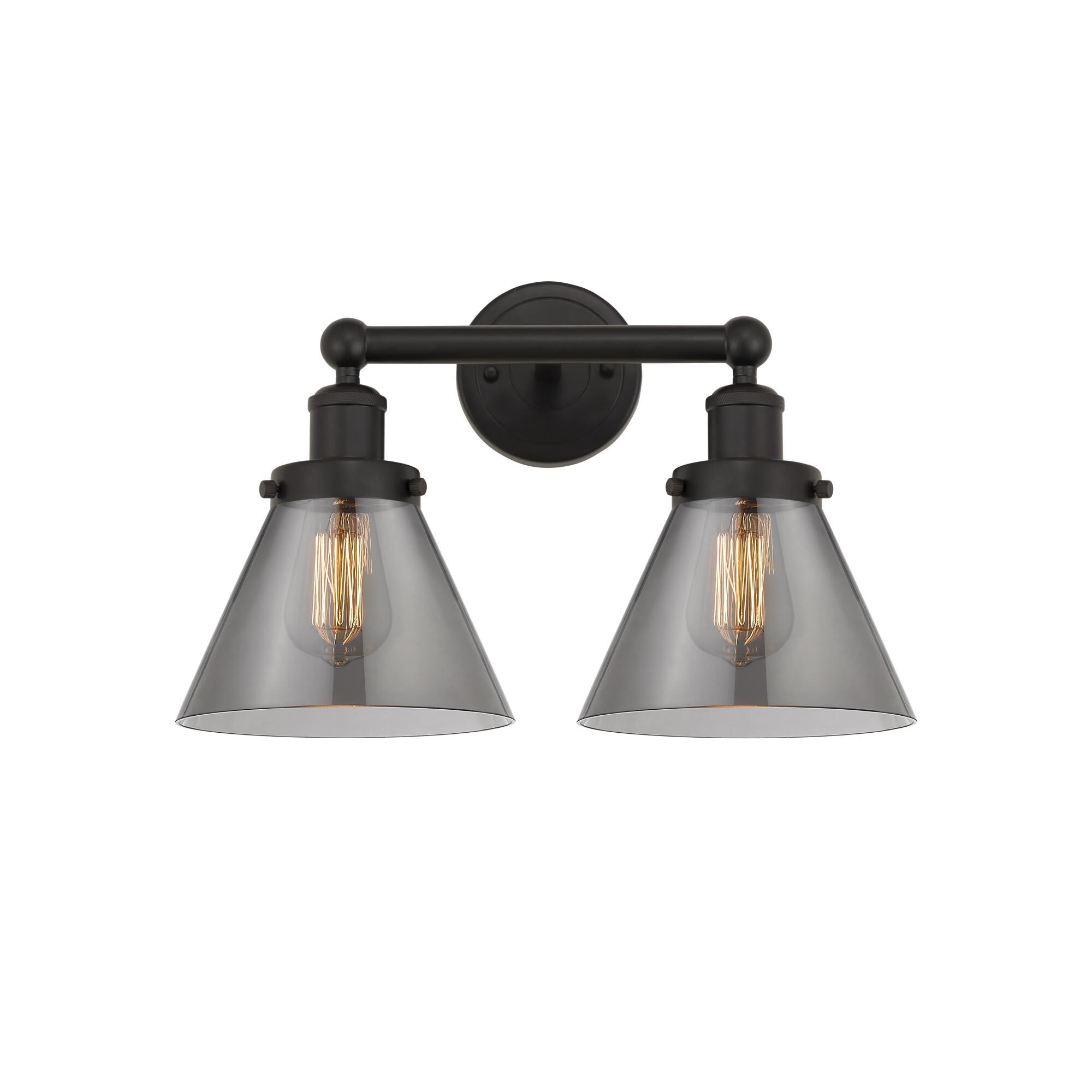 Shown in Oil Rubbed Bronze, Plated Smoke finish and Plated Smoke glass and Plated Smoke Glass shade