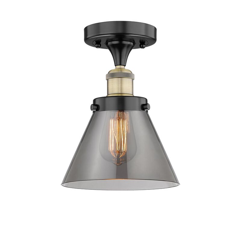 Bruno Marashlian Cone 7 Inch 1 Light Semi Flush Mount by Innovations Lighting