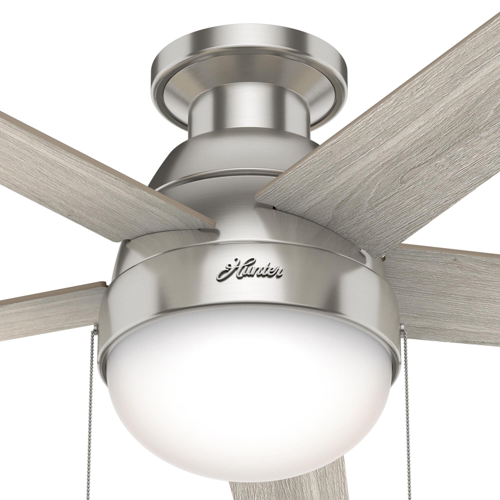 Anslee 46 Inch Ceiling Fan with Light Kit by Hunter Fan