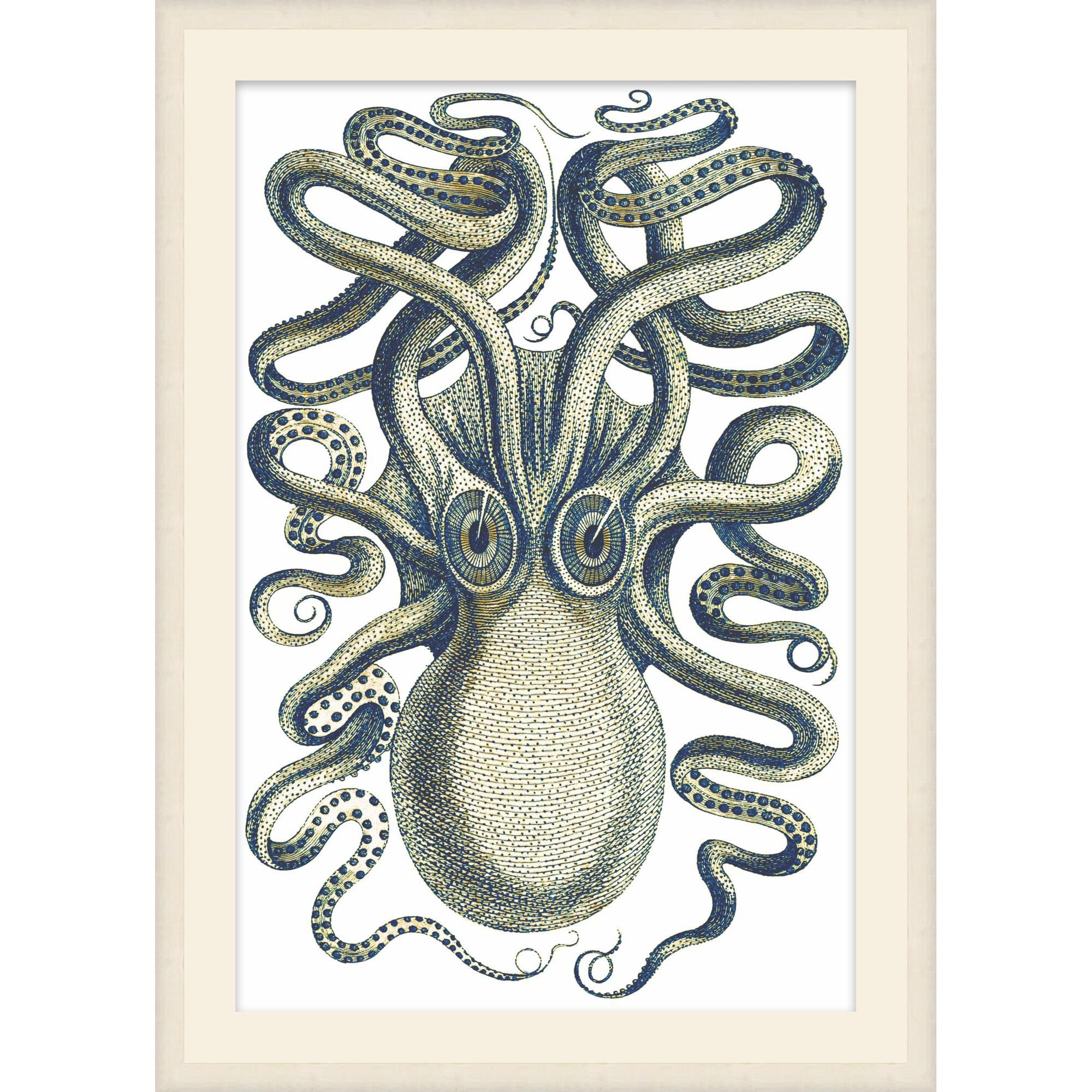 Quiet Kraken Print by LEVEL57
