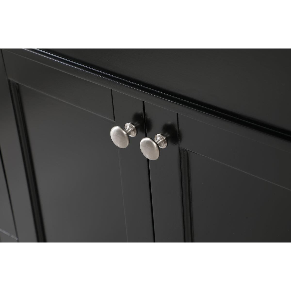 Shown in Black finish and No Backsplash accent