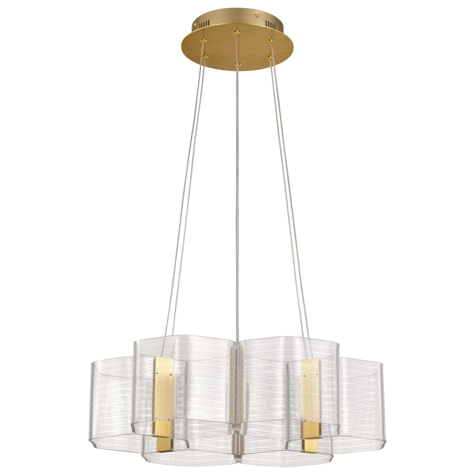 Kenzo 21 Inch Mini Chandelier by Nuvo Lighting