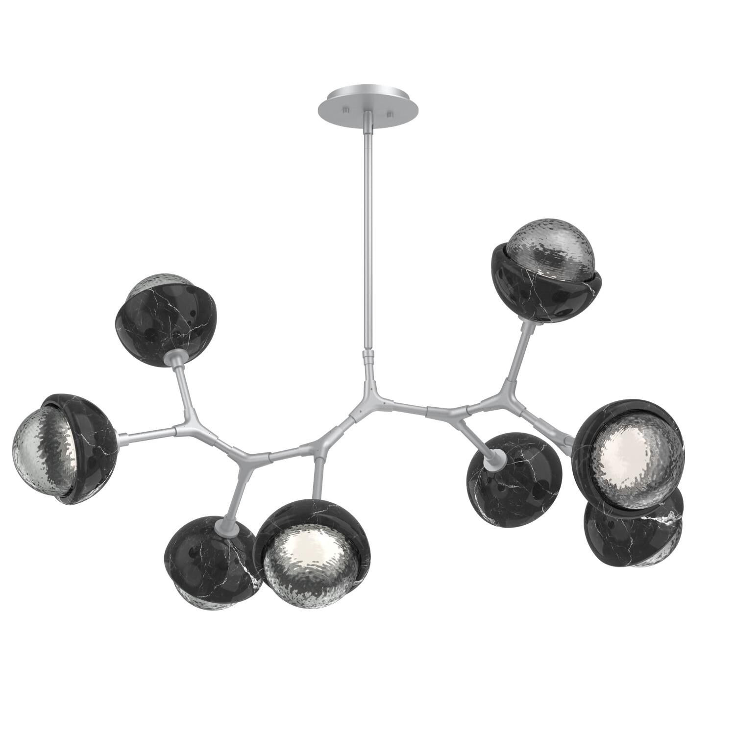 Levi Wilson Cabochon 38 Inch Linear Suspension Light by Hammerton Studio