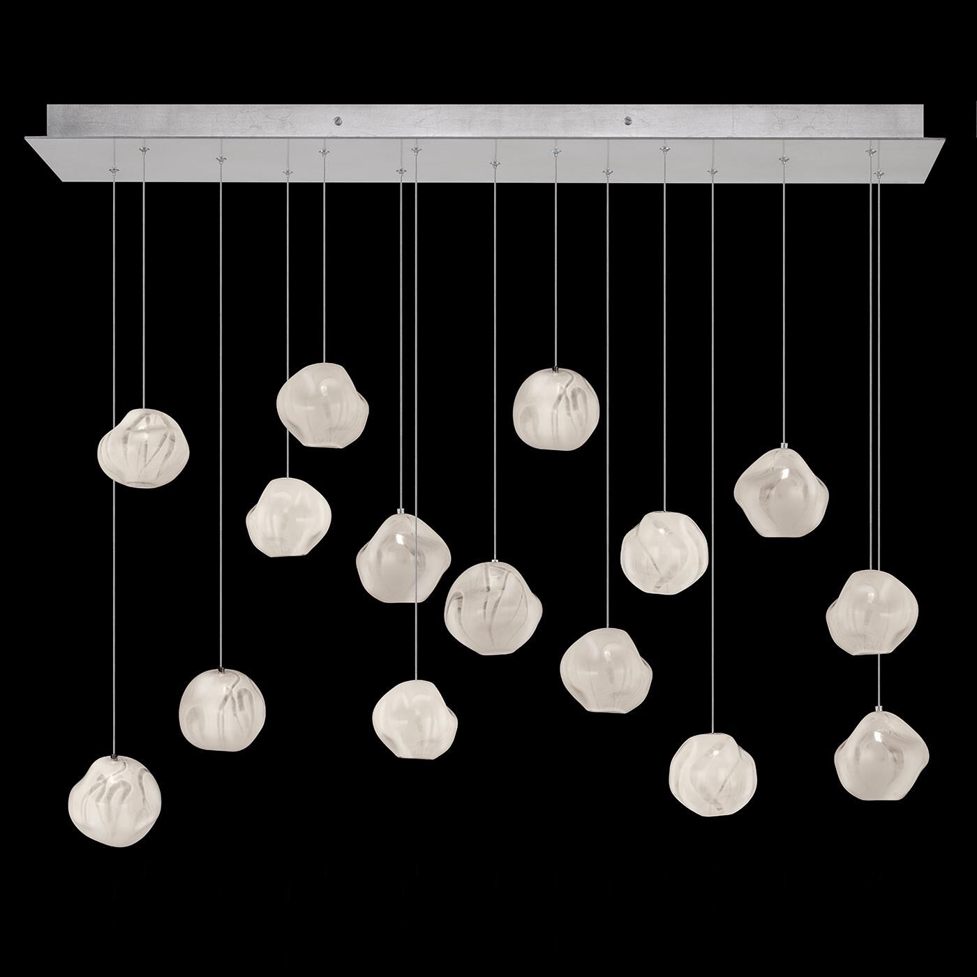 Vesta Linear Suspension Light by Fine Art Handcrafted Lighting